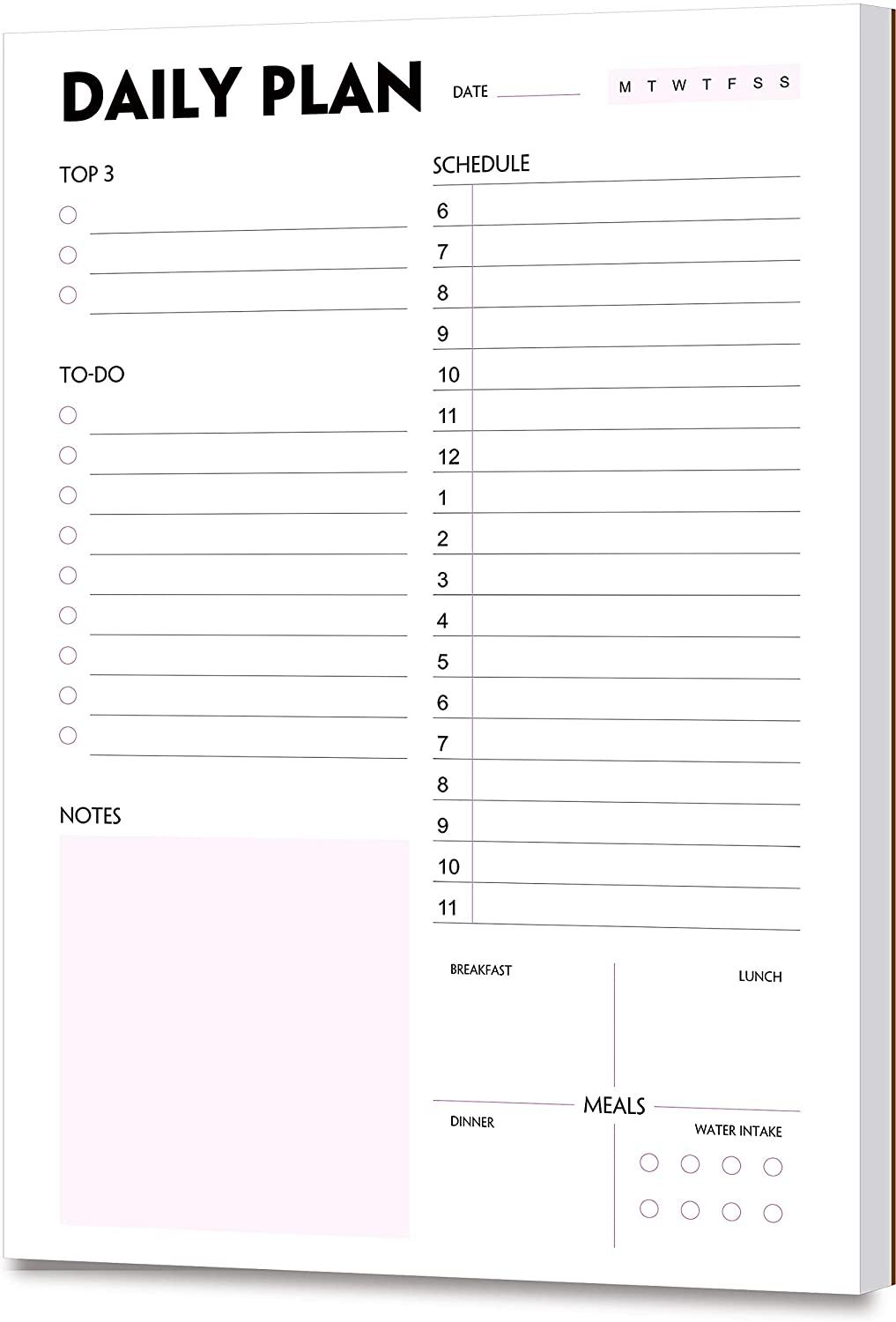 Nokingo to Do List Notepad - 5.5"X8.2", 50 Sheets, to Do Notebook with Check List Organizing, Tear Off, Simple Script, College Ruled to Do Planner for Daily Task image number 4