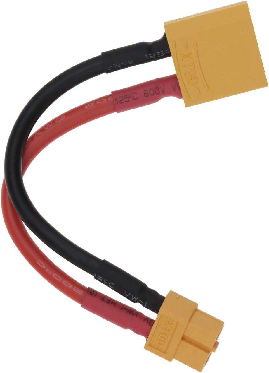 SING F LTD XT90 Male to XT60 Female Conversion Adapter Cable 10Cm/4Inch 12AWG Wire image number 2