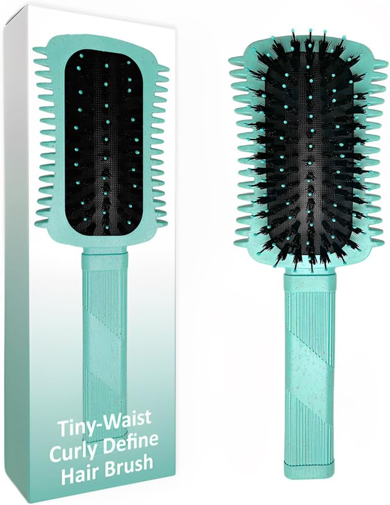 JAWUZ Curl Defining Brush, 2025 Improved Curly Hair Brush, Hair Brush Curls, Versatile Curling Brush, Curl Brush for Women, Curly Hair, Hair Care (Green) image number 4
