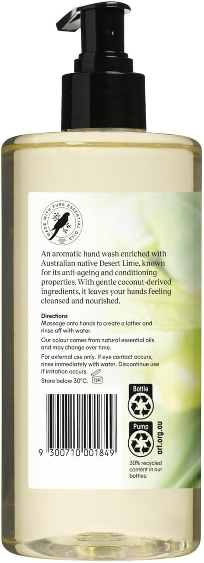 Bosisto'S Desert Lime & Eucalyptus Hand Wash 500Ml