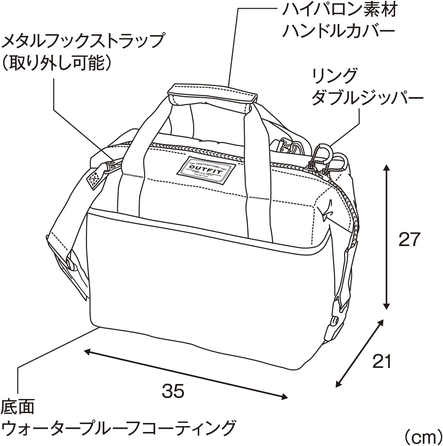 Outfit TFOF-BXY-16 Soft Cooler Bag Boxy 16L image number 4