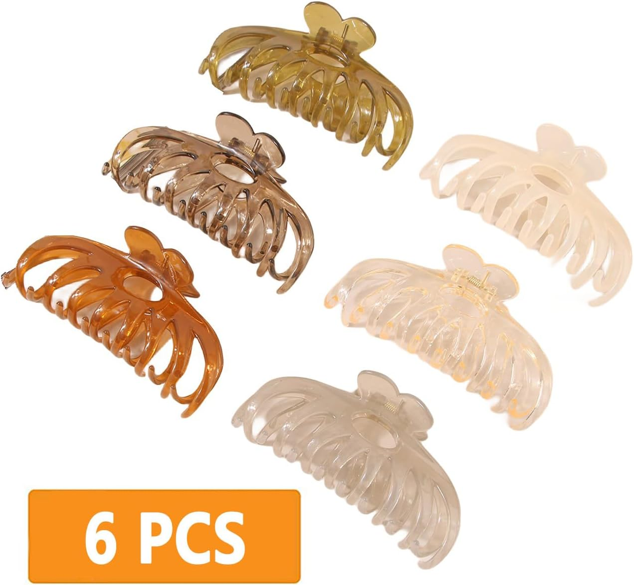 Traziewell Hair Clips, Women'S Big Claw Clips for Thick Hair for Women, Hair Clip for Long Curly Hair, Non-Slip Hair Clips, Girls 1205