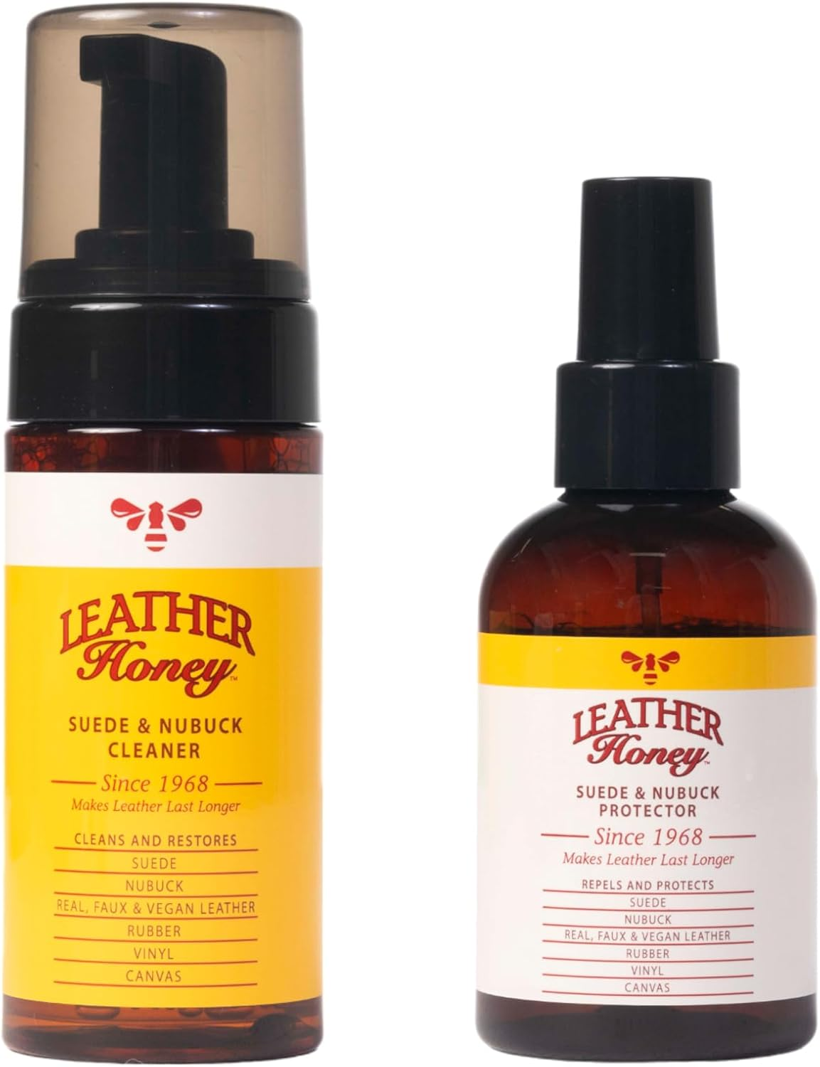 Leather Honey Suede & Nubuck Care Kit: Cleaner, Protector, Suede Brush & Eraser: Clean, Protect & Restore Shoes, Boots, Uggs, Furniture, Jackets, Bags and Apparel. Safe for Any Color image number 4