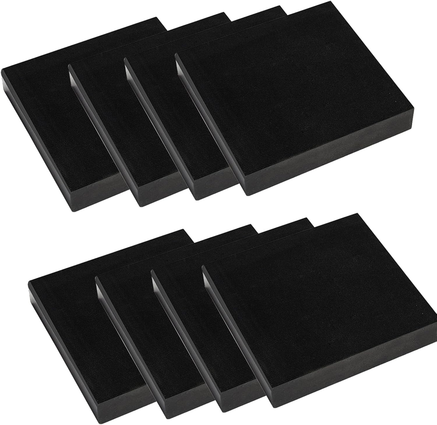 8 Pcs Rubber Blocks 60&times;60&times;2Mm-60&times;60&times;8Mm, Industrial Rubber Pads Suitable for Buildings and Homes,60&times;60&times;5Mm image number 5