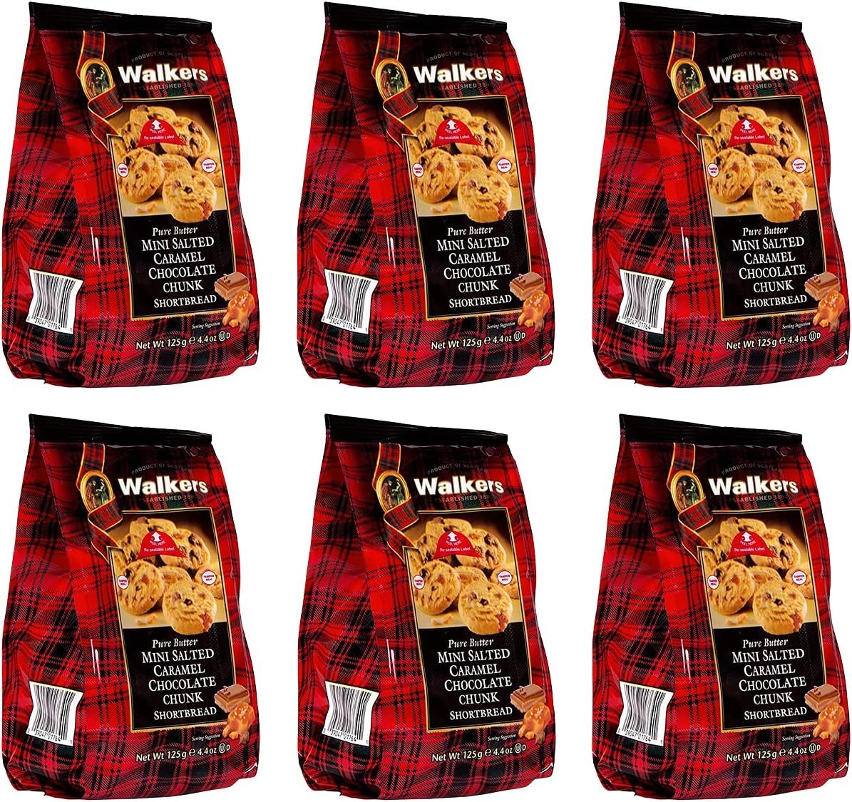 Walkers Shortbread Mini Scottie Dogs, Traditional Pure Butter Shortbread Cookies in Novelty Packaging, 5.3 Ounce Decorative Carton - 124 G (Pack Of 6), Shortbread Rounds image number 3