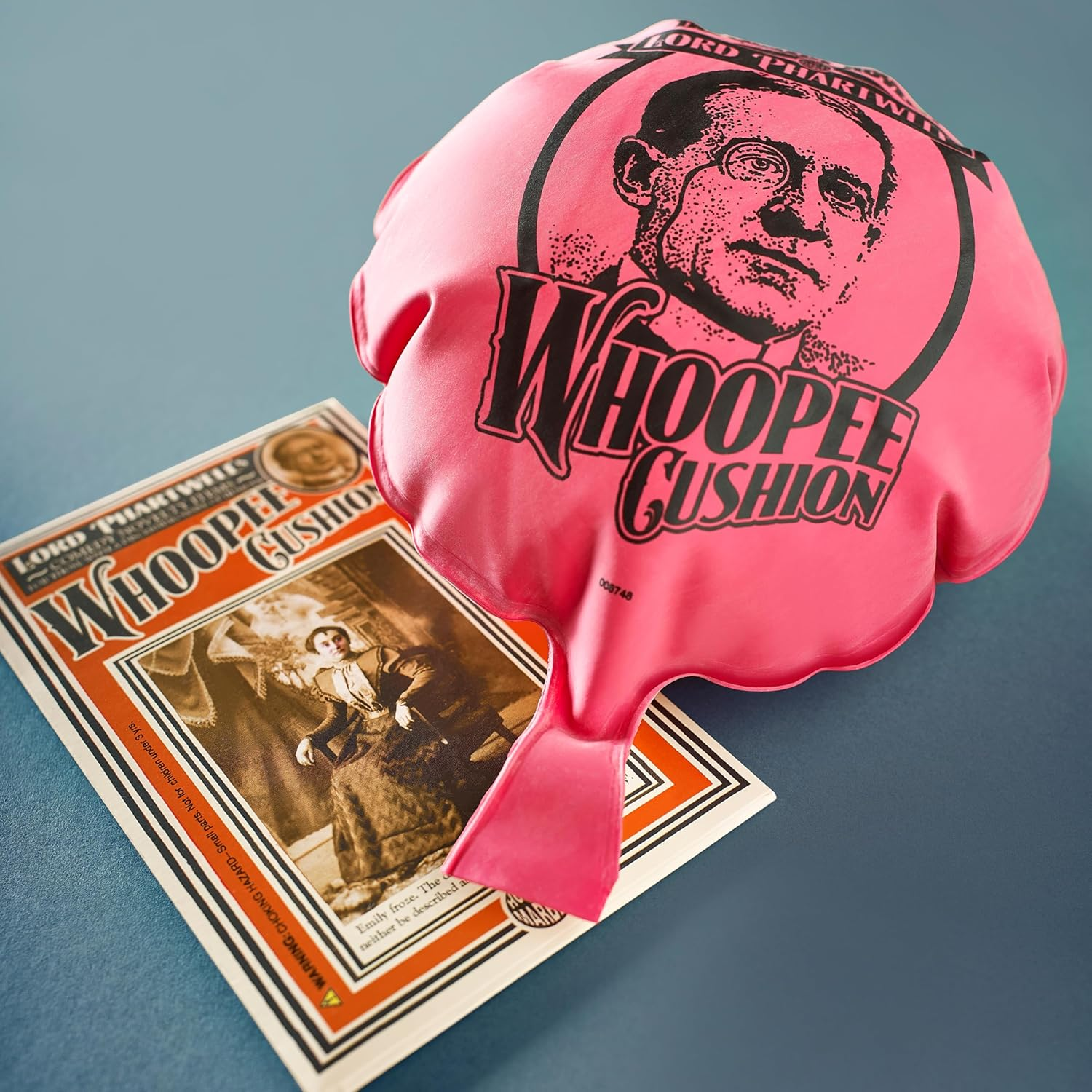 House of Marbles Whoopee Cushion Made from Natural Rubber Latex, a Timeless Farting Classic Jokes Collection Whoopie Toys for Kids and Adults, in Hilarious Packaging for Novelty Pranks image number 2