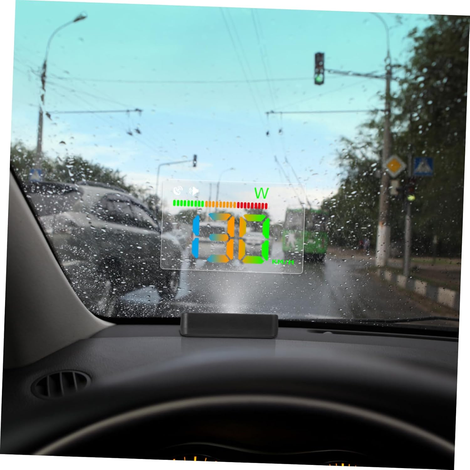 Jojofuny 2Pcs Reflective Film for Head-Up Display Windscreen Reflective Film Car Electronics Use Navigation image number 2