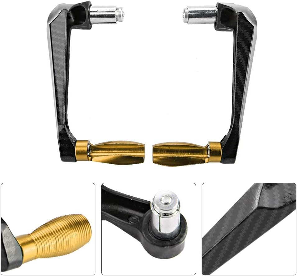 KIMISS Universal 7/8In 22Mm CNC Aluminum Handlebar Brake Clutch Lever Hand Guard Protector for Motorcycle, Motorbike, Scooters, Electric Cars, Mountain Bikes image number 1