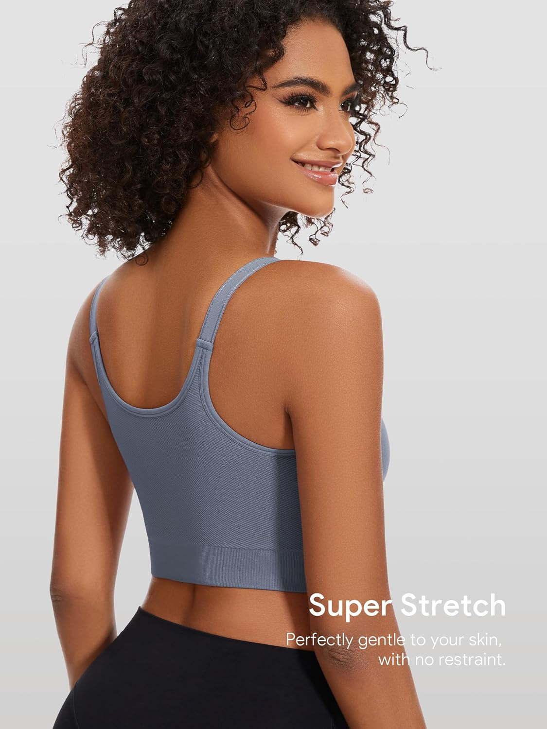 Angelhood Women Nursing Bras,Non-Padded Longline T-Shirt Bras Minimizer Comfort image number 2