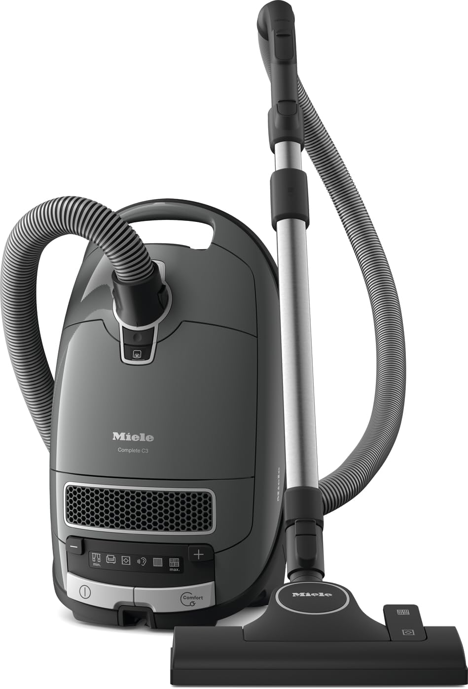 Miele Complete C3 Family All-Rounder Cylinder Vacuum Cleaner with Airclean Filter, 890W Suction Power, Includes Universal Floorhead and Standard Accessories, Graphite Grey image number 5