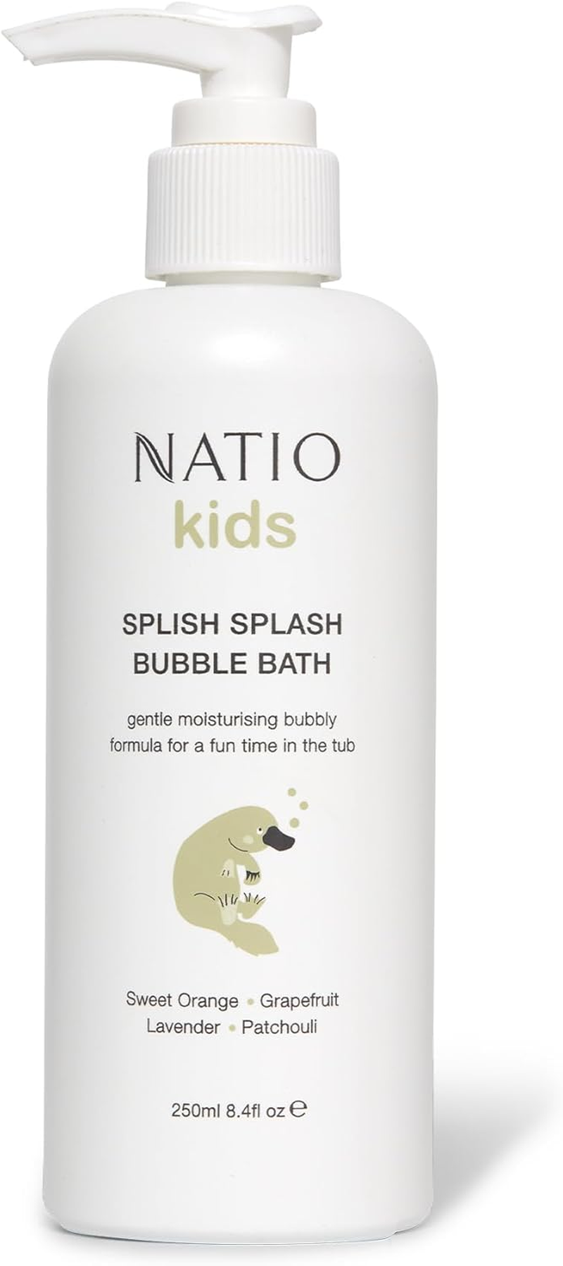 Natio Splish Splash Bubble Bath, Clear