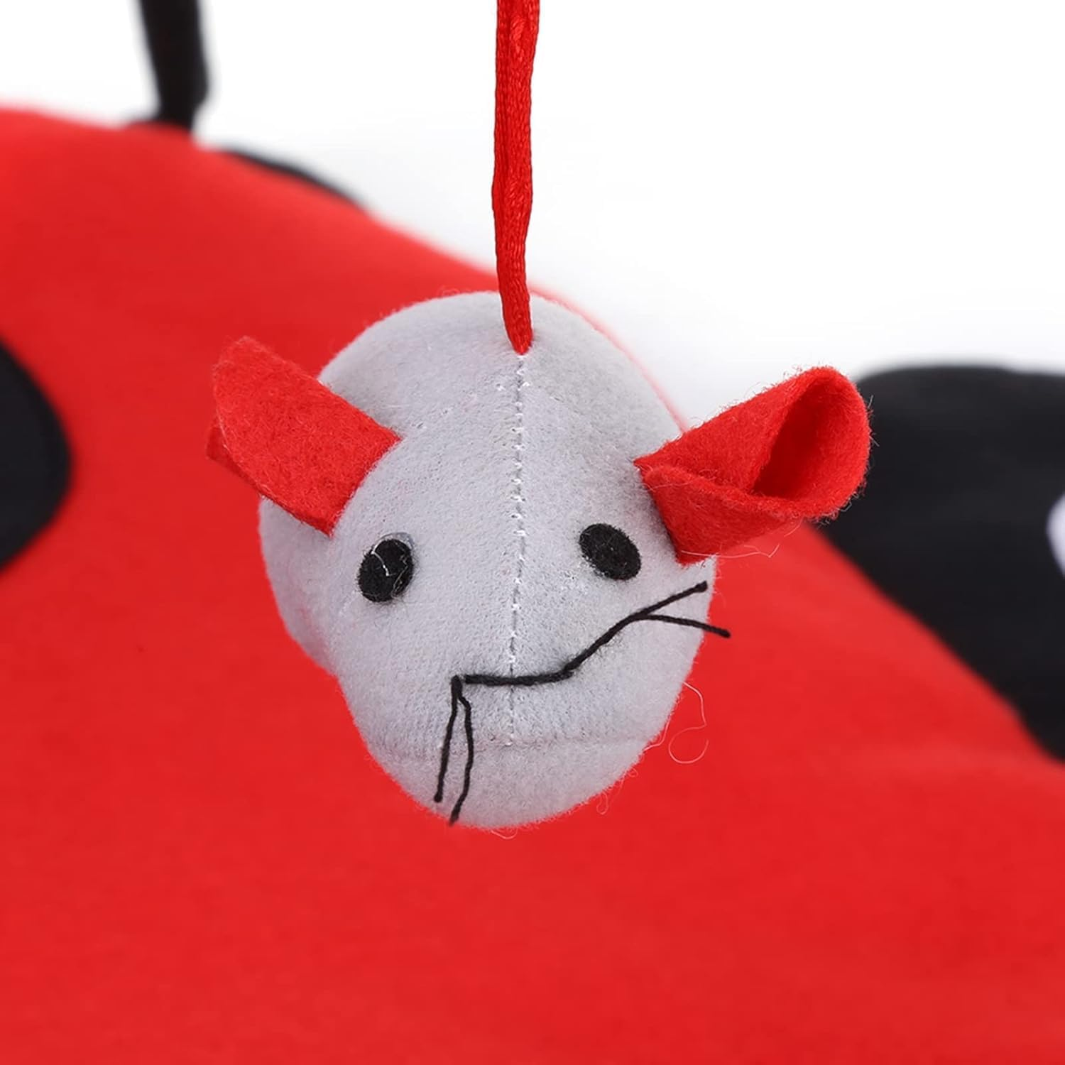 Cozioz Foldable Cat Activity Play Tent with Hanging Toys &ndash; Multi-Functional Cushion Bed and Exercise Center for Cats and Kittens image number 4