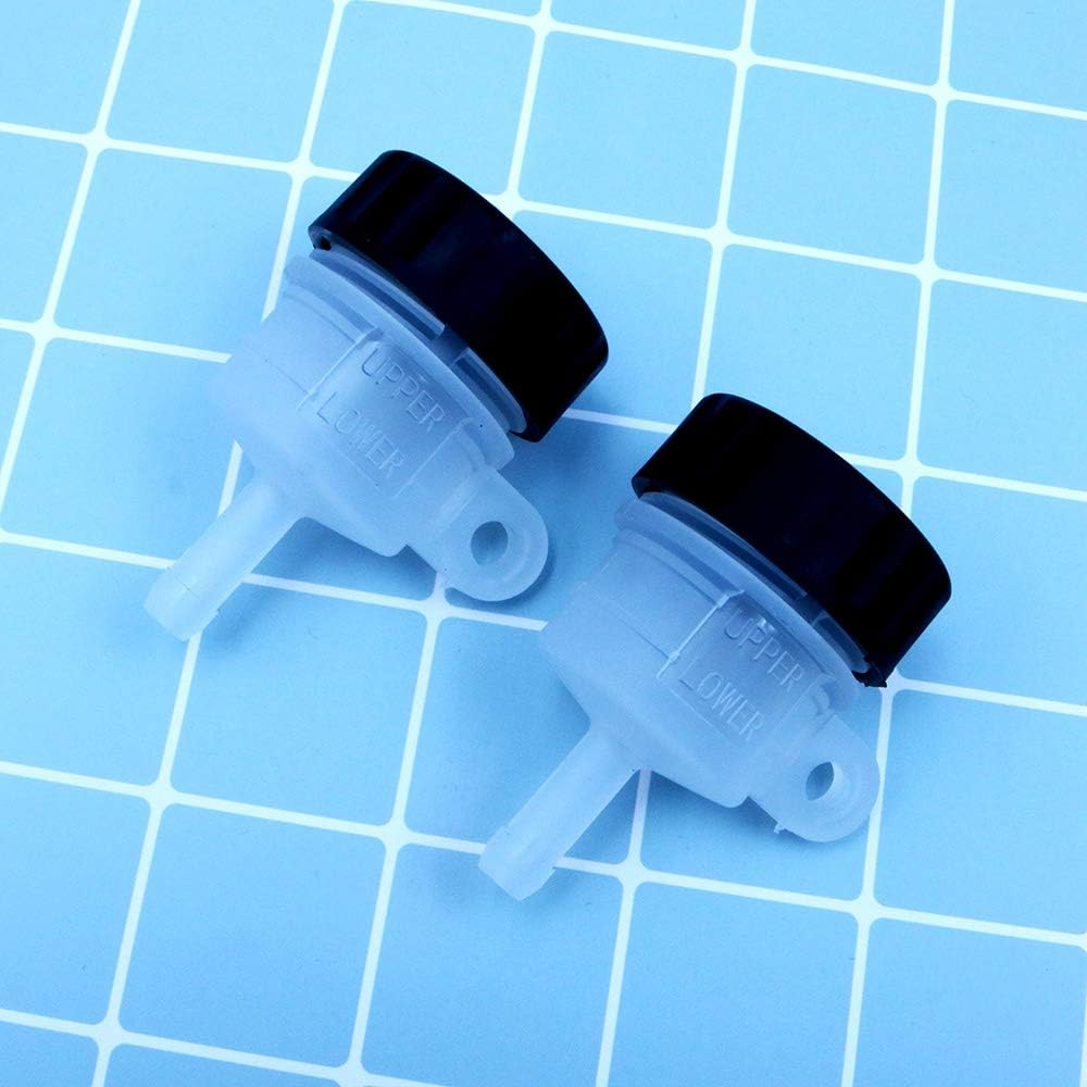 Namvo 6 Piece Motorcycle Parts Universal Brake Container Front Fluid Bottles Oil Cup Motorcycle Master Brake Cylinder Straight Head image number 4