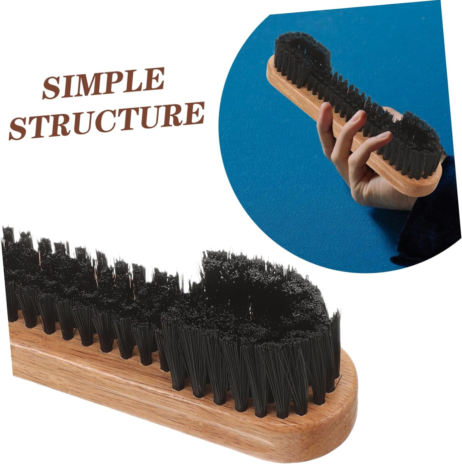 Pool Table Brush for Felt Billiard Table Sweeper Cleaning Tool for Home Game Use image number 3