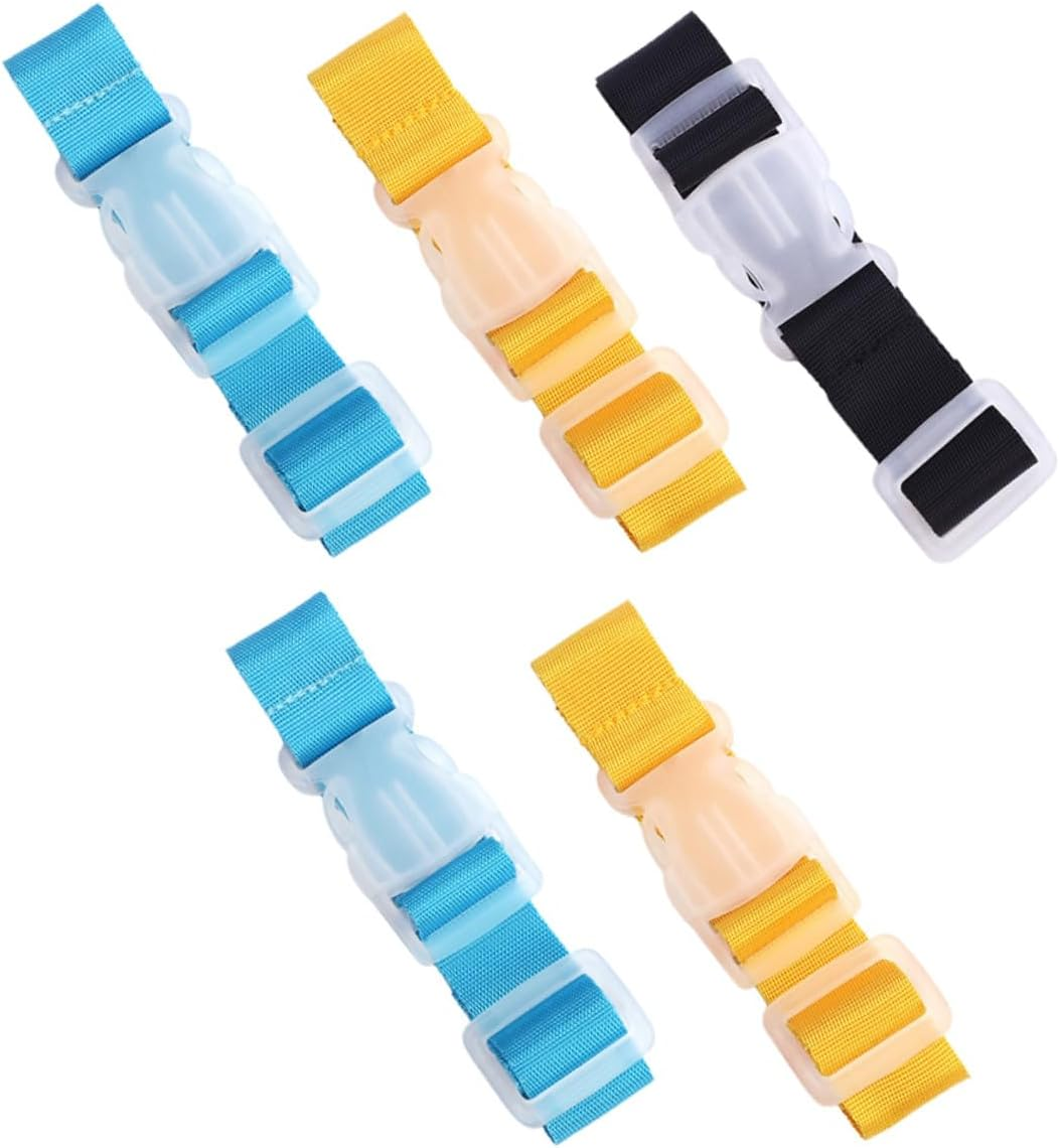 ROMISBABA 5Pcs Luggage Hanging Buckle Straps Baggage Straps Suitcase Fastening Belts Travel Accessories for Secure Carrying and Packing image number 2