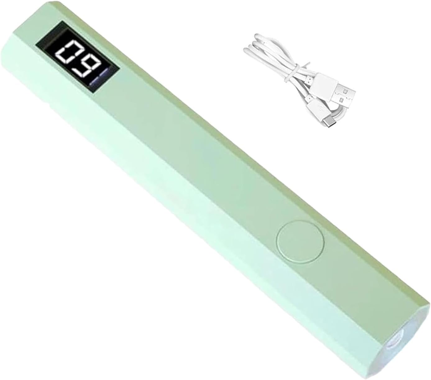 UV LED Nail Lamp - Rechargeable Gel Nail Dryer, Fast-Curing LED Gel Lamp | USB Charging Nail Curing Lamp, Portable Gel Nail Dryer, UV Nail Lamp for Manicure, Home, Beauty Salon, and Nailartt Shops