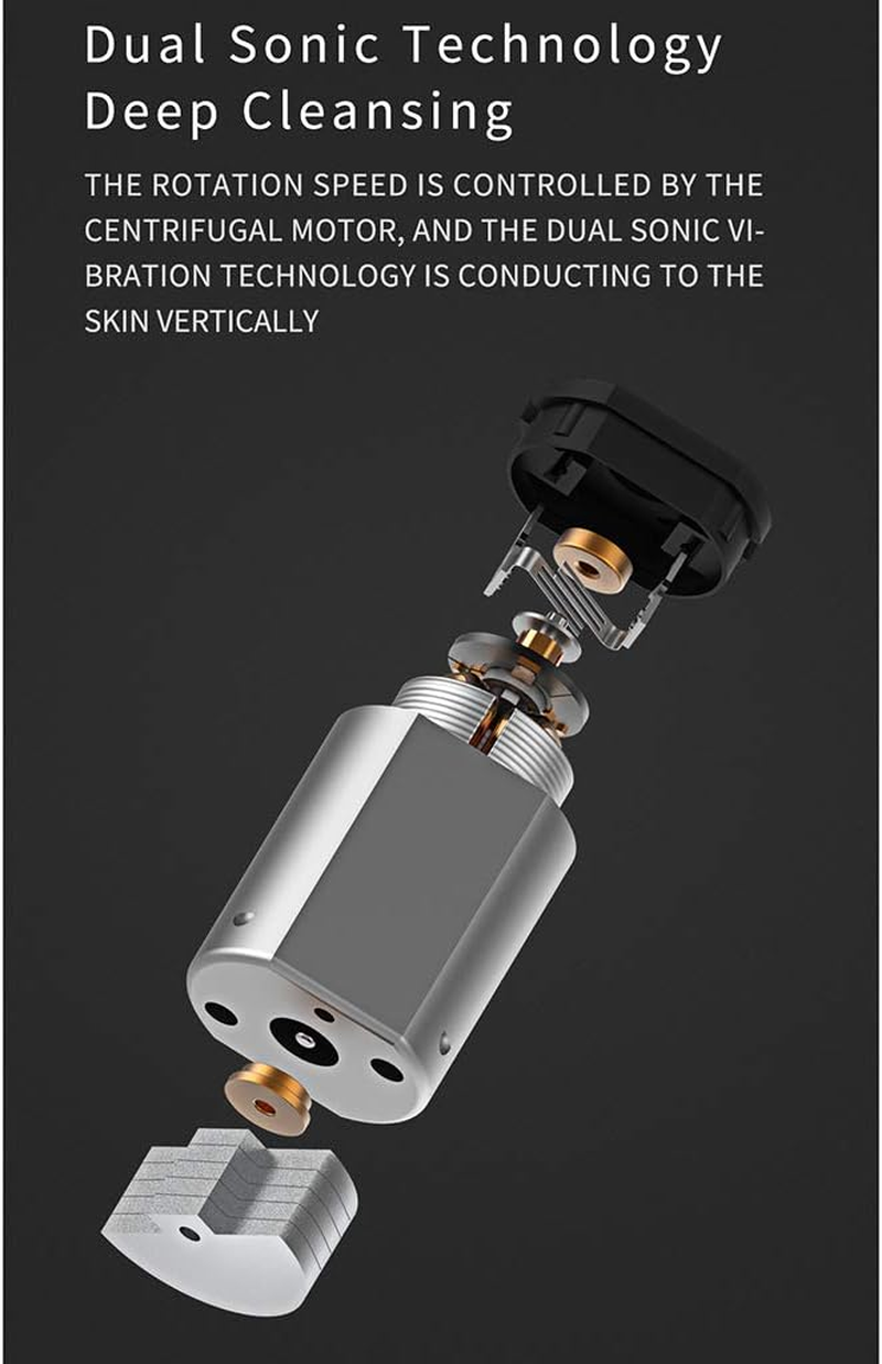 Inface Sonic Facial Cleansing Brush Massager Skin Care Rechargeable - Pink, 80 X 53 X 30.4Mm image number 5