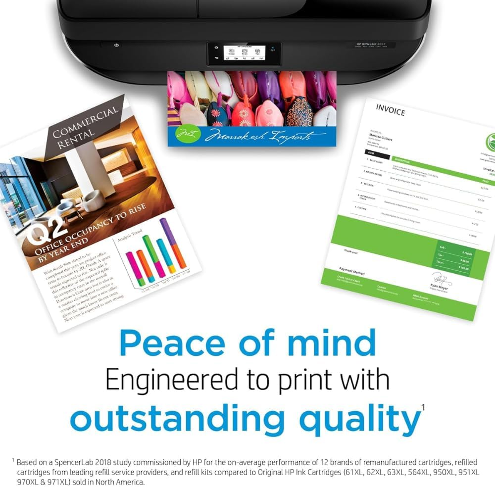 HP 924 Genuine Original Cyan Printer Ink Cartridge Works with HP Officejet Pro 81Xx All-In-One Series Printers (4K0U3NA) image number 3