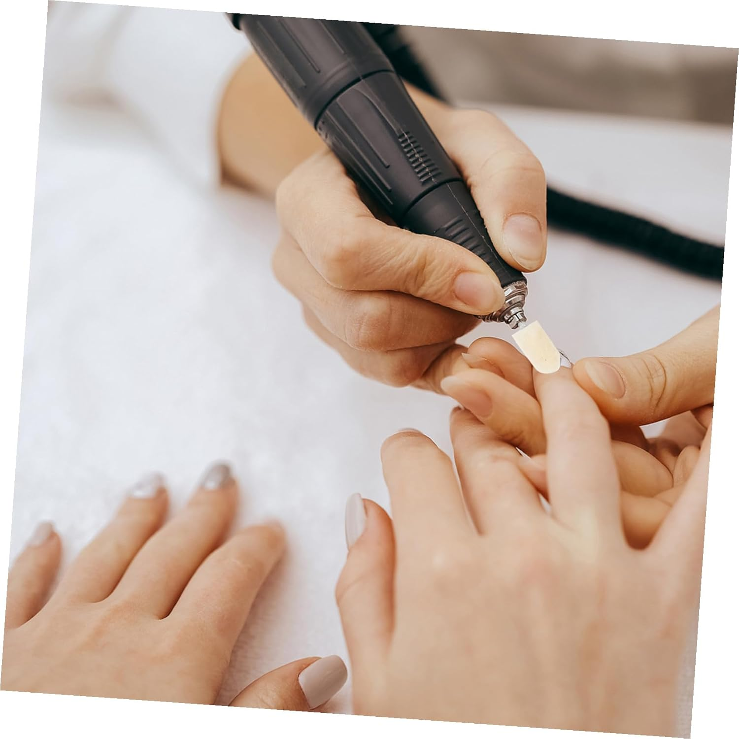 OATIPHO Wool Nail Drill Bit Set 12 Pieces Polishing Buffing Nail Manicure File Bits Professional Pedicure Use image number 6