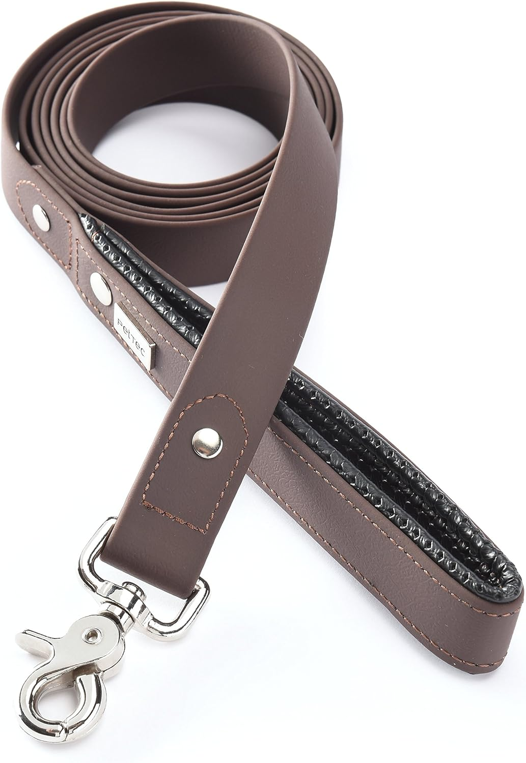 Pettec Dog&rsquo;S Leash & Collar Set in Trioflex, 2M Leash + Quick Connector, Magnetic Link for Quickly Opening and Closing the Hook on Pet&rsquo;S Lead in 1 Second, Stainless, for Dogs up to 40Kg image number 2