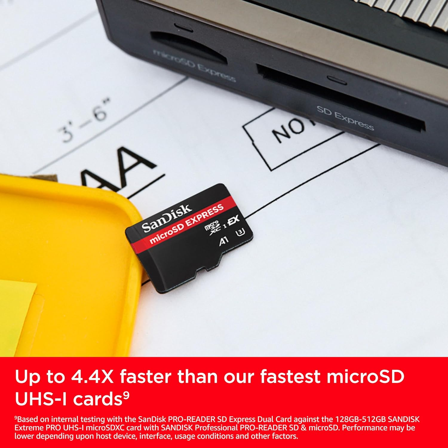 Sandisk Microsd Express Memory Card 512 GB (5.3K, 4K UHD & RAW Image Recording, Read up to 880 Mb/S & Write up to 650 Mb/S, Rescuepro Deluxe) image number 1
