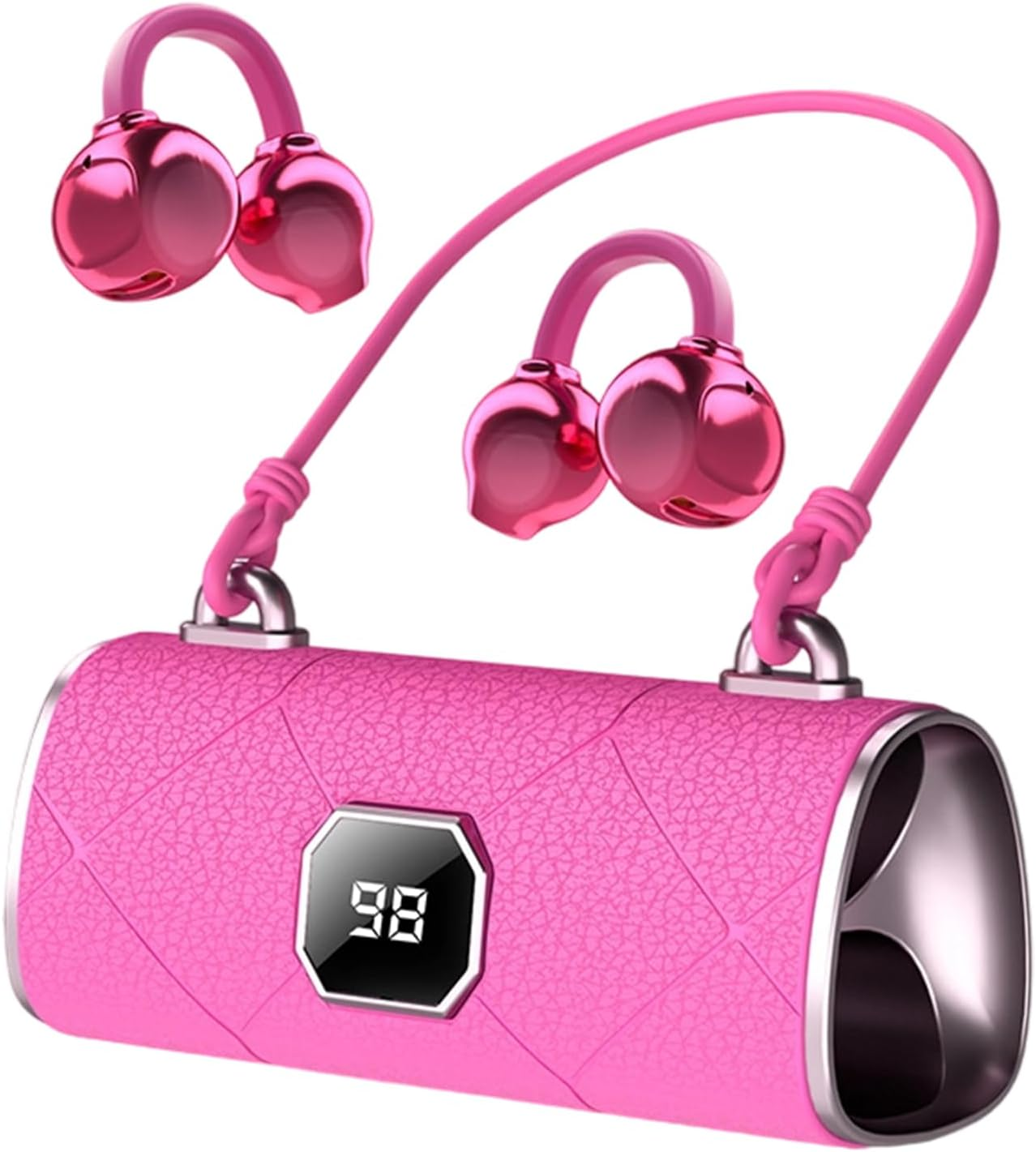 Mlqkpwy Clip on Ear Buds - Handbag Clip on Earbuds Wireless - Noise Cancelling Headphones for Women Sports Workout Gym Running Cycling Travel Outdoor Commuting Birthday Work image number 3