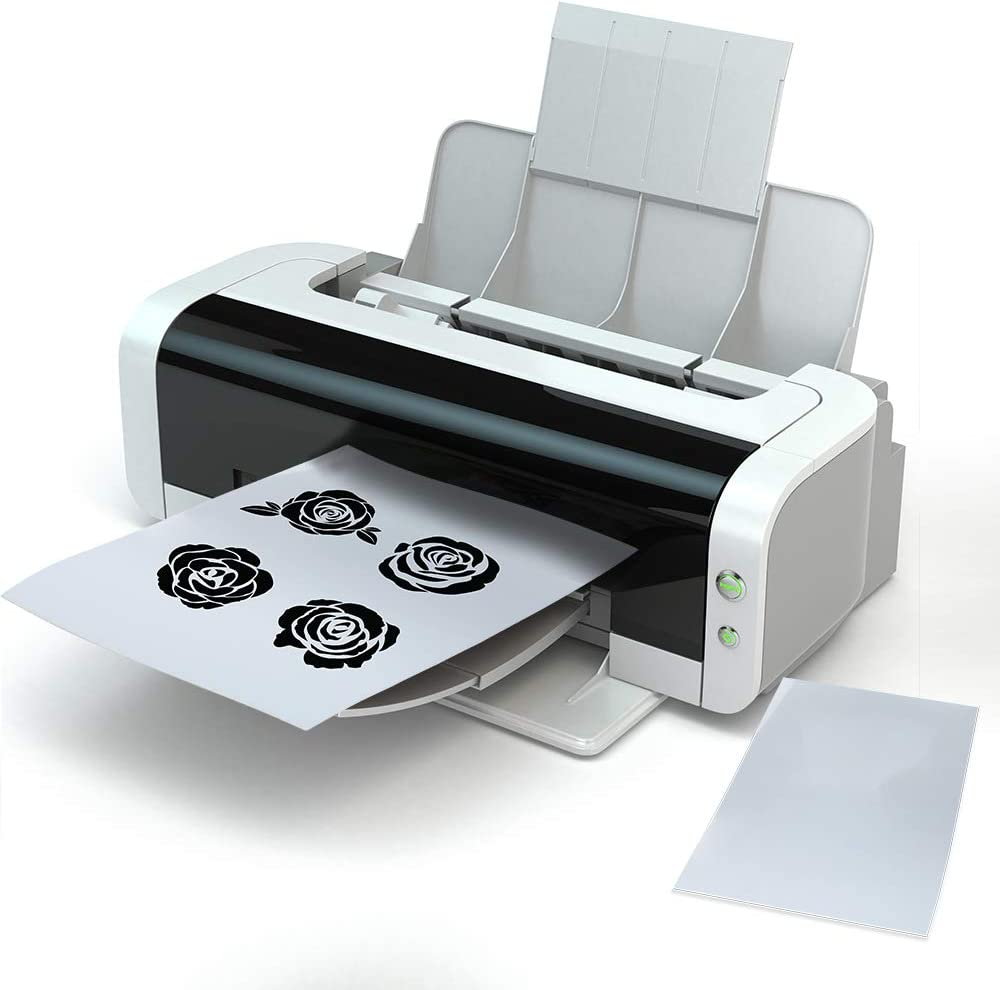 Caydo 23 Pieces Screen Printing Starter Kit Include 3 Different Size of Wood Silk Screen Printing Frame with Mesh, Screen Printing Squeegees, Inkjet Transparency Film, Ink Knife, and Mask Tape image number 3