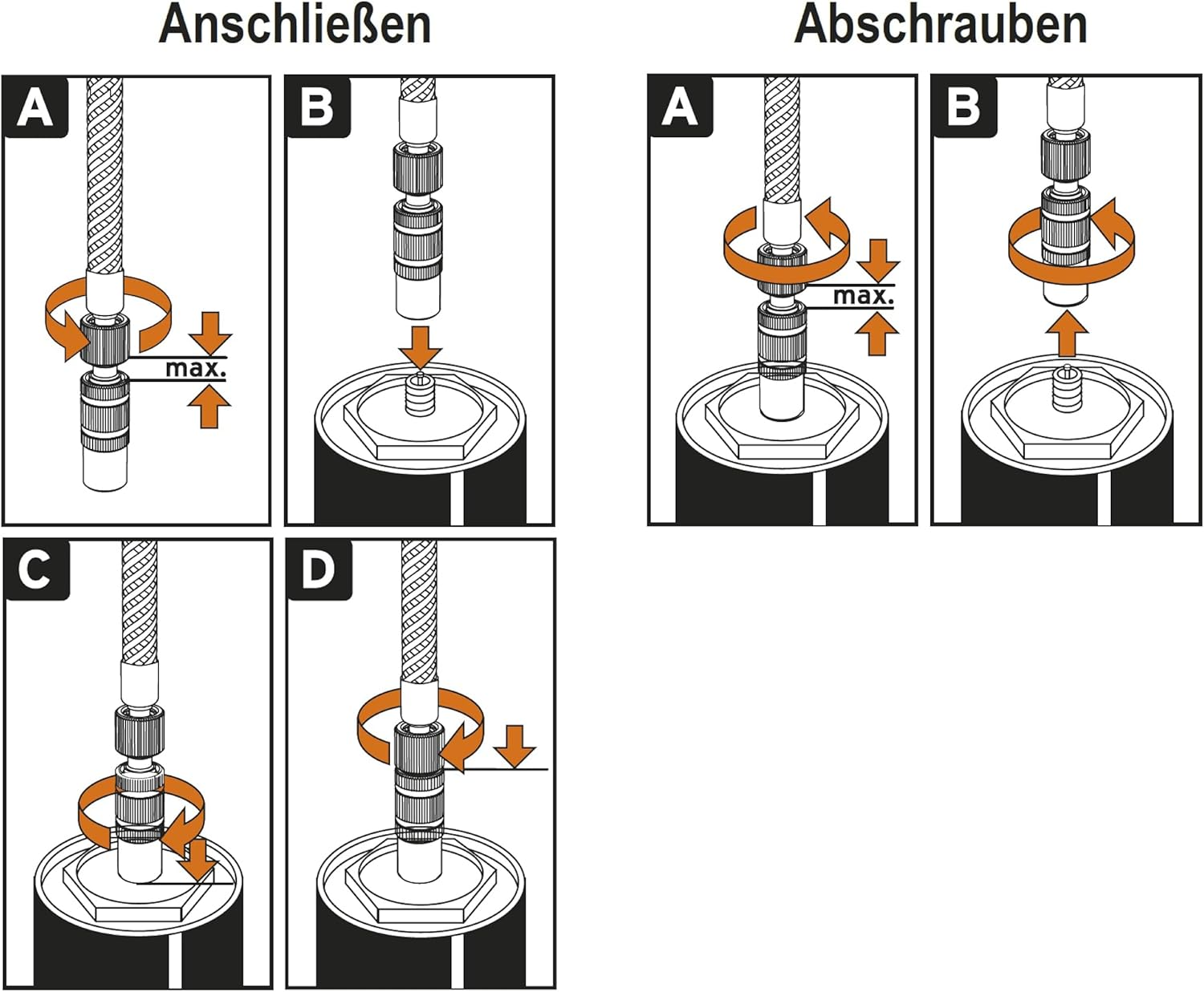 SKS Germany SAM D&auml;mpferpumpe (Luftpumpe F&uuml;r Av-Ventile, Pr&auml;zisionsmanometer, Schwenkbarer Schlauchanschluss, Druckreduzierventil, Max. Druck: 25 Bar/360 PSI) image number 1
