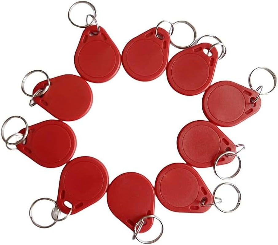 YARONGTECH 13.56Mhz RFID 1K Key Ring Tag Iso14443A Badge (Pack of 10)