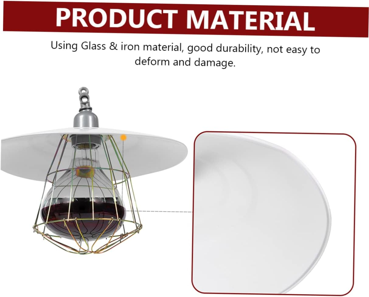 BESPORTBLE 250W Heat Light Lamp for Chicks Livestock Heating Tool Safe Warming Lamp Kit image number 3