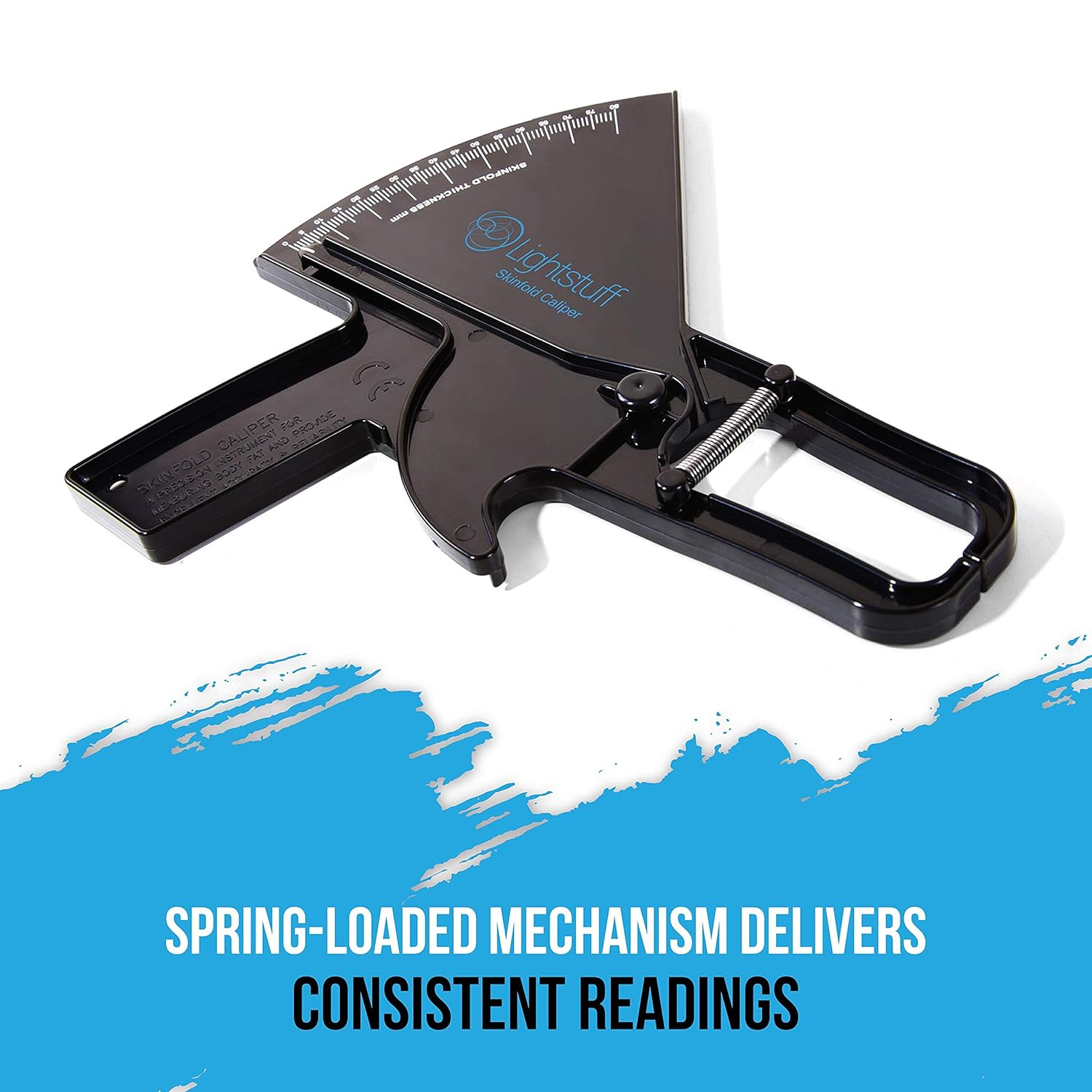 Lightstuff Precision Skinfold Caliper - Easy, Reliable Body Fat Monitoring - Quick Start Guide for Beginners, Detailed Booklet for Advanced Users image number 3