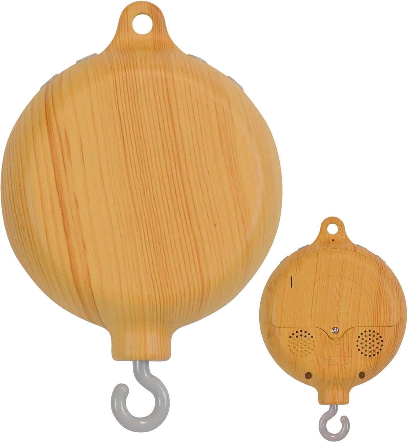 Babies Mobile Rotary Music Box, 35 Songs Nursery Wind Bell Mobile,Children Music Box Imitation Wood Spinner Nursery Music Wind Bell