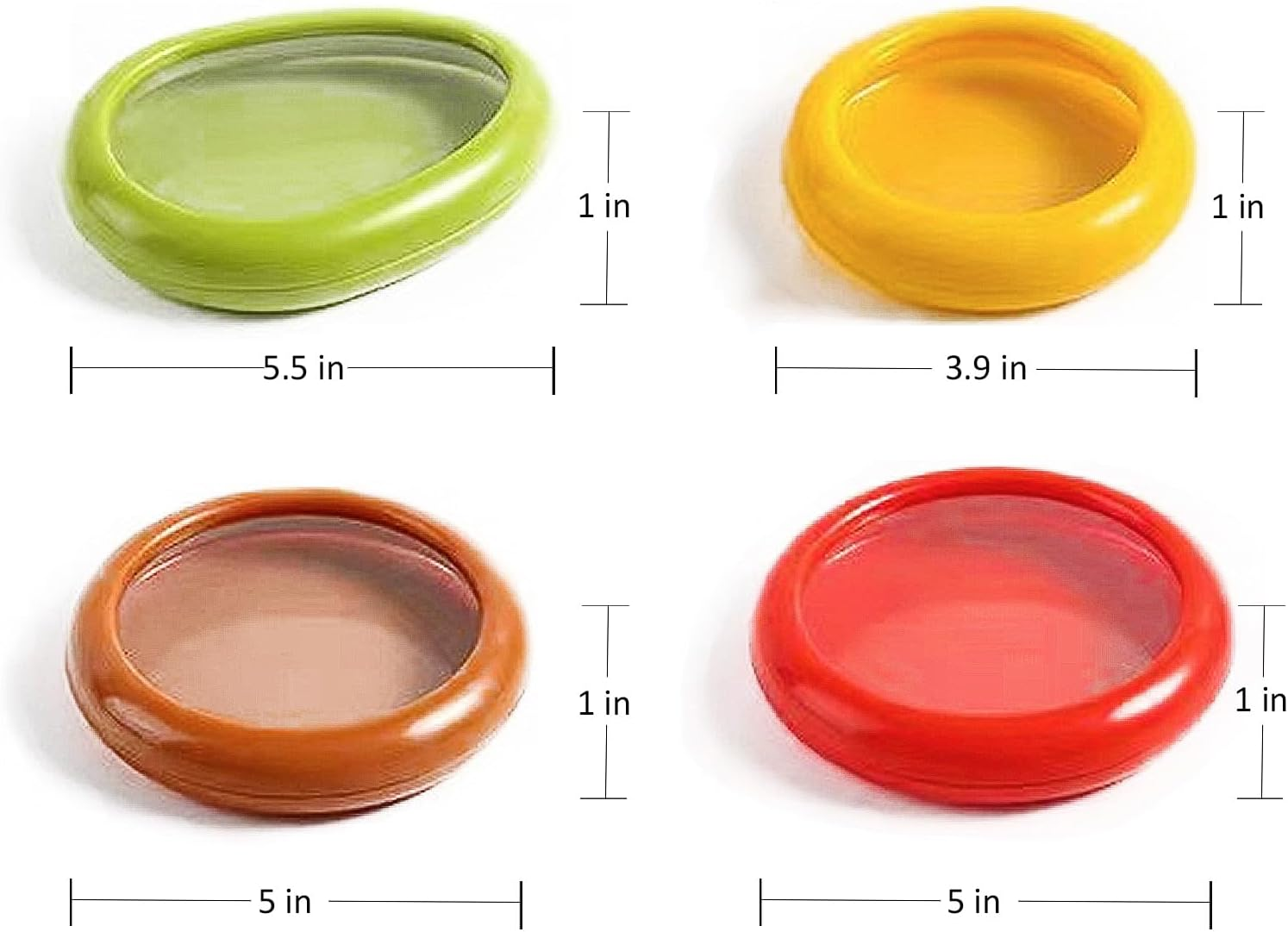 4PCS Fruit & Vegetable Storage Container, Vegetable Sand Transparent Film Reusable Refrigerator Food Protection Device image number 2