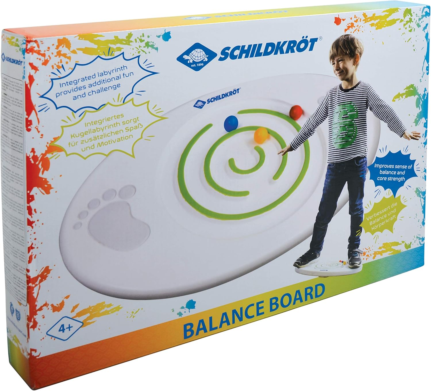 Schildkr&ouml;t MTS Sportartikel Gmbh Kids Balance Board with Ball Labyrine image number 1