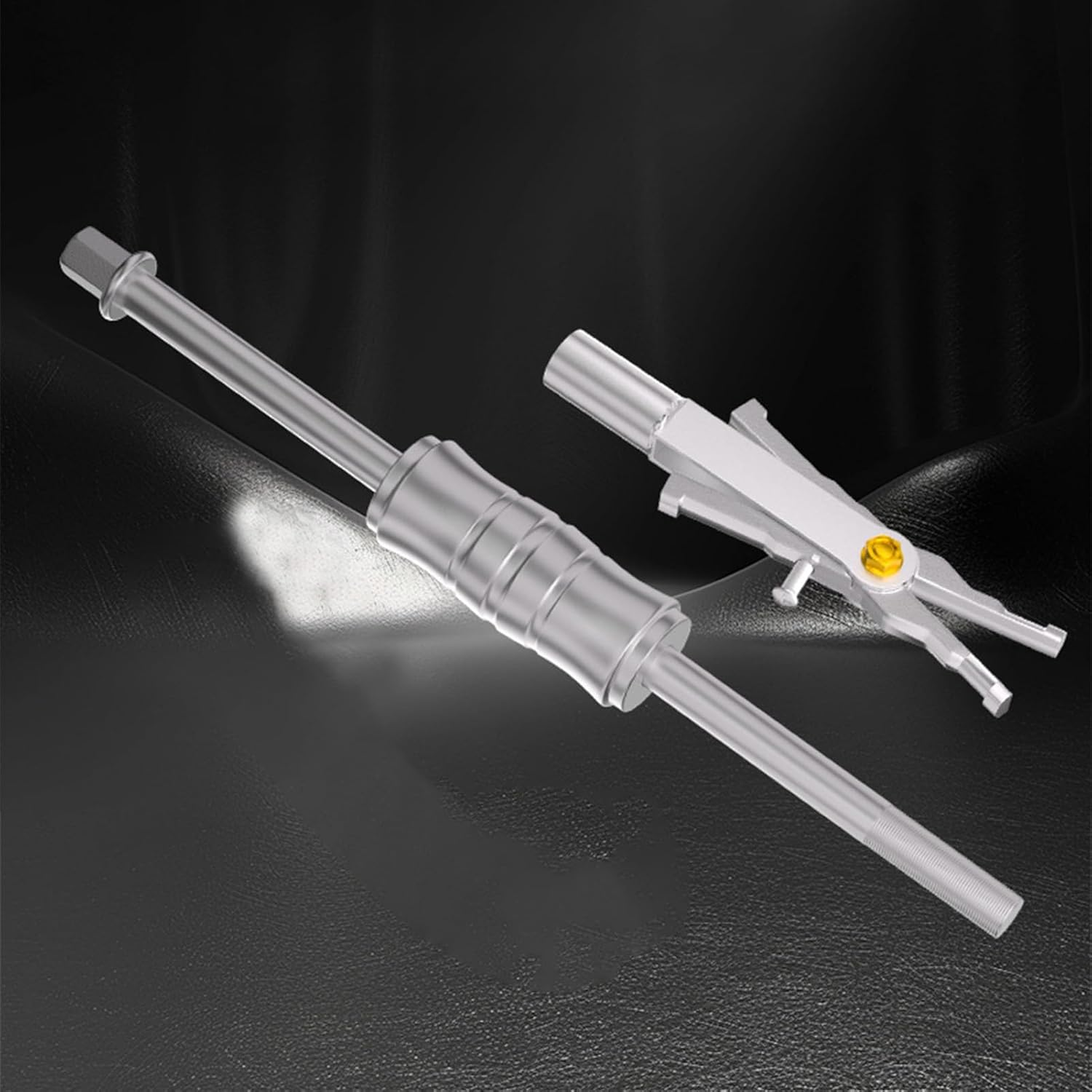 Zibeem Inner Bearing Puller,Heavy Duty Double Head Automotive - Bearing Puller for Tractor,For Automotive, Garage, Mechanic Workshop, Gear Installation, Shaft Extraction, Field Repair image number 5