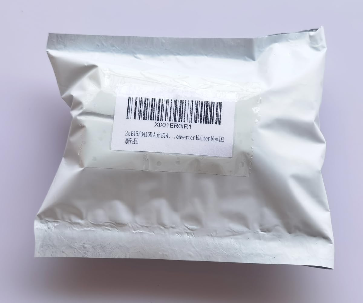 2X B15/BA15D to E14 Adaptor Lamp Holder Light Bulbs Converter Holder German image number 6