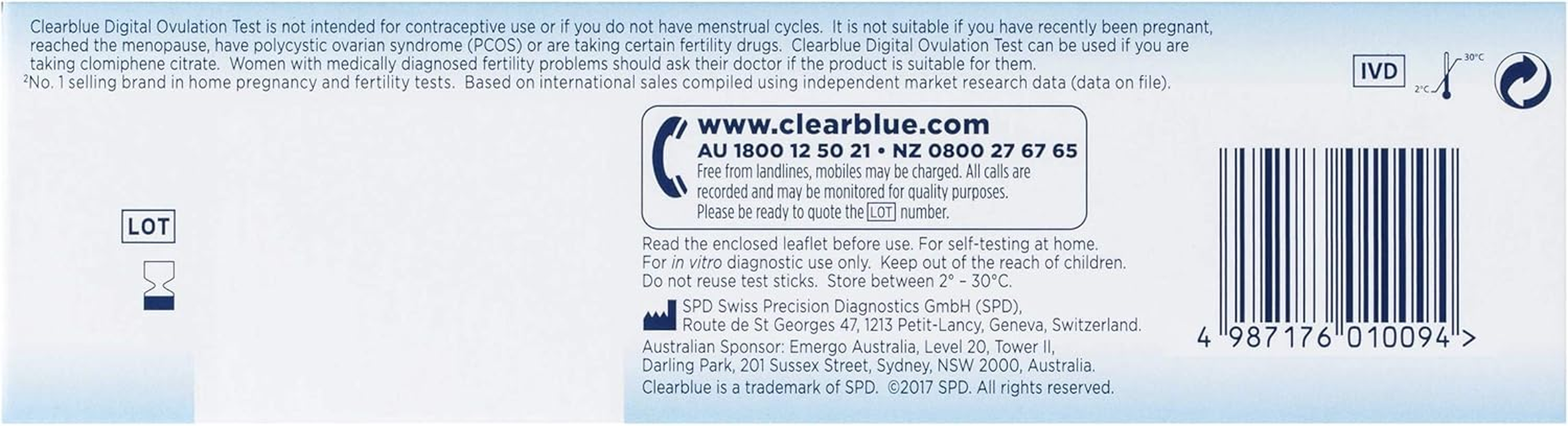 Clearblue Digital Ovulation Test Kit (Opk) - Clearblue, Proven to Help You Get Pregnant, 1- Holder and 10 Test image number 5