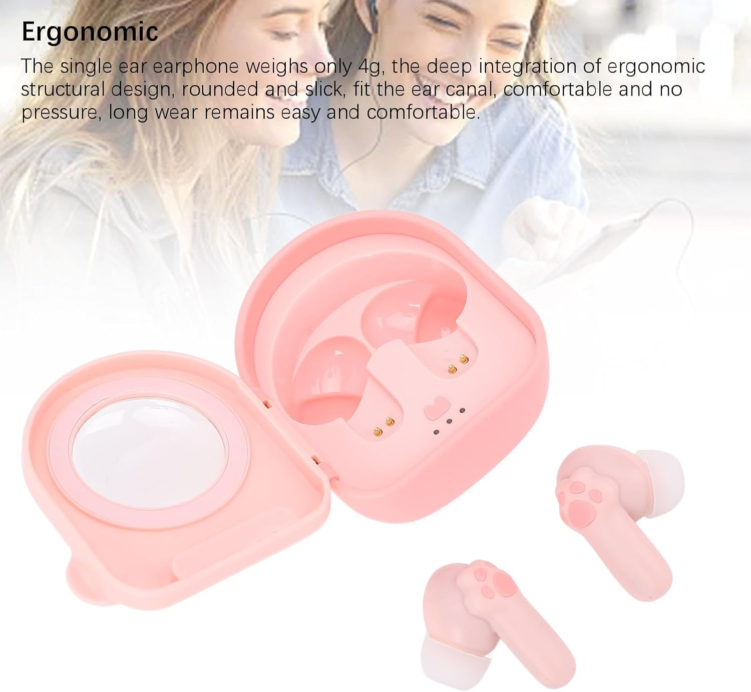 MENDUNER BT5.4 Earbuds with Noise Cancelling Mic - 13Mm Driver Ergonomic Design for Sports and Gaming Dual Mode Sound Quality