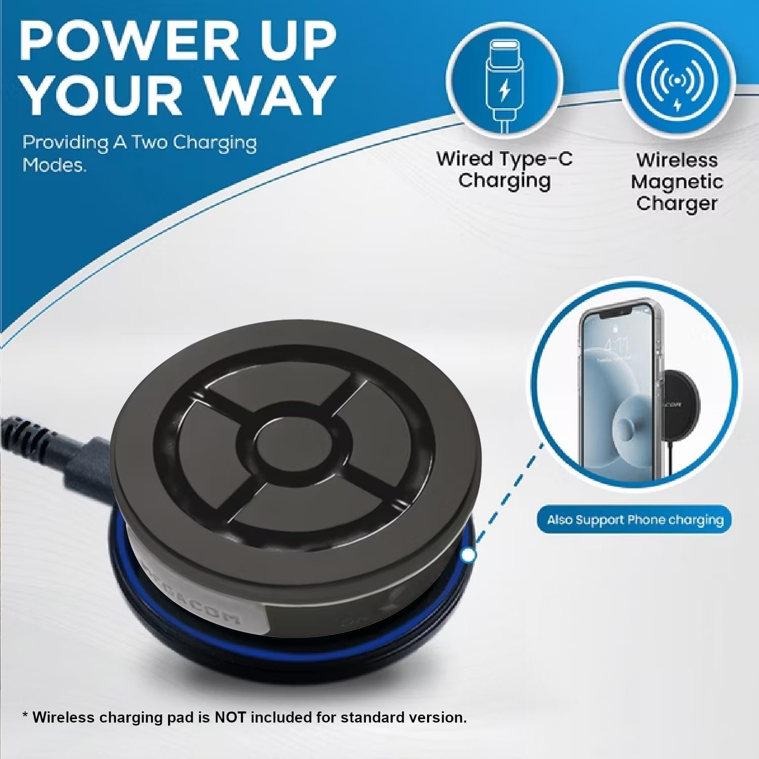 Megacom Duomon3 1P/2P Auto Catcher, Rechargeable Pocket Auto Collecting Device with Adjustable Lights, Sound Notifications and One Touch Reconnect - Black (Standard Version) image number 3