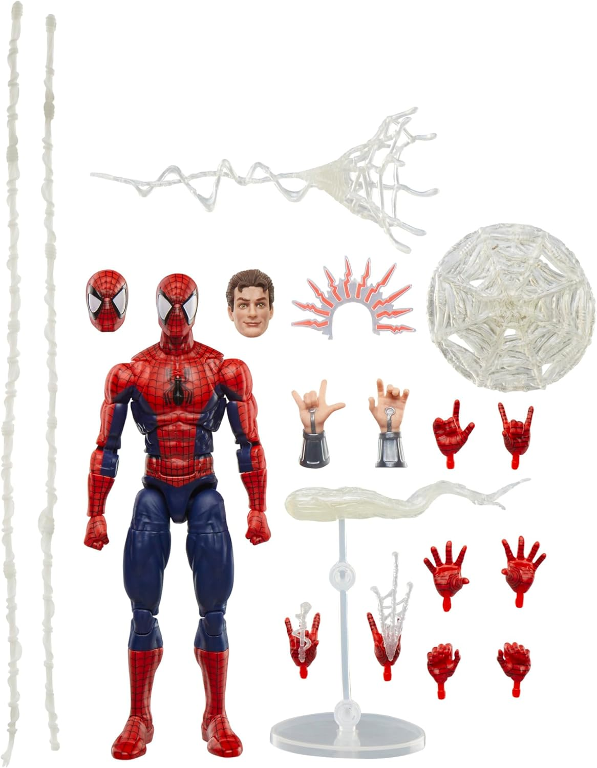 Marvel Legends Maximum Series Spider-Man, Deluxe Spider-Man Comics Collectible 6-Inch Action Figure; Amazing Articulation; Spectacular Accessories image number 2