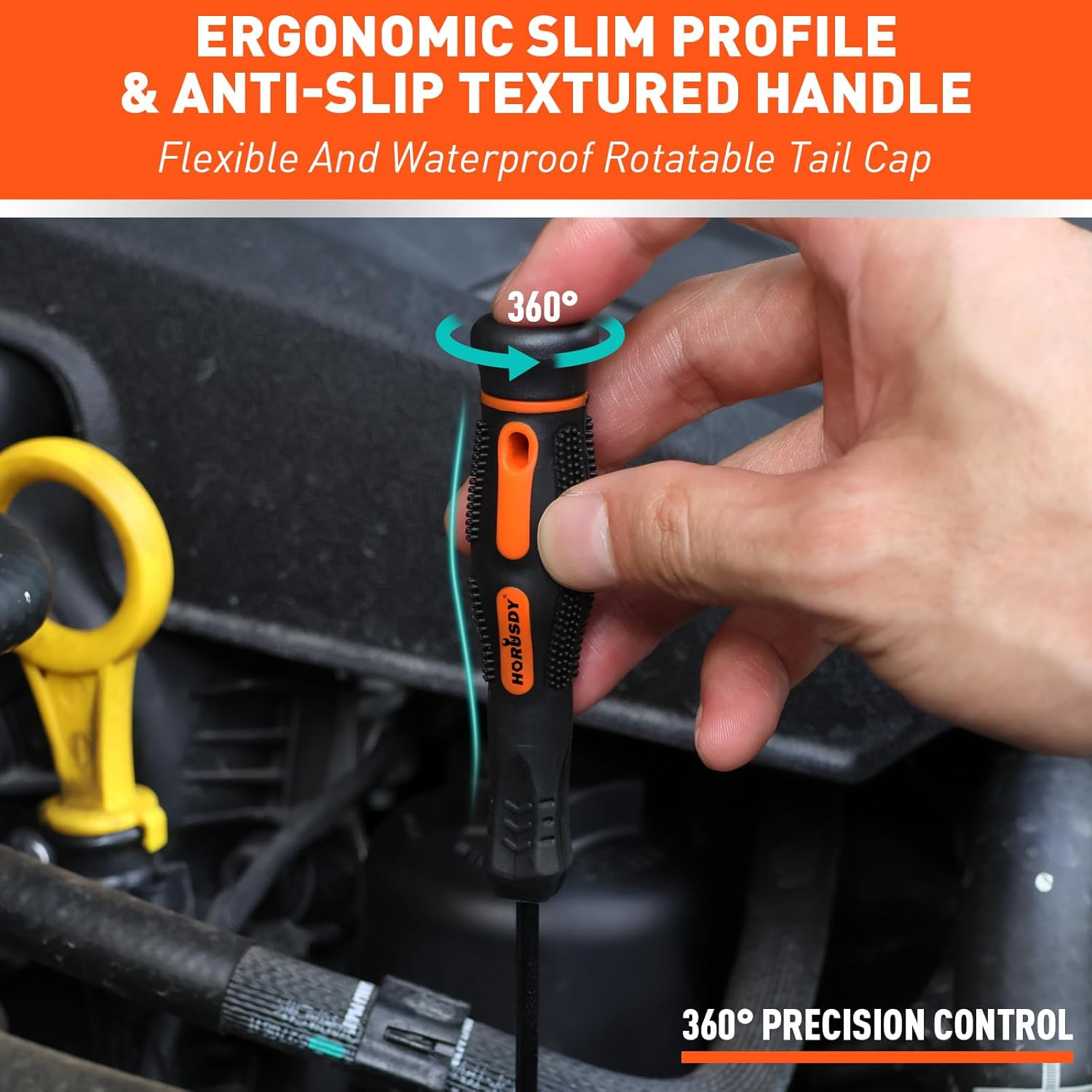 HORUSDY 12-Piece Precision Hook and Pick Set,Automotive Pick Set, Car Auto Oil Seal/O-Ring Seal Gasket Pick, Precision Hooks Puller Remover image number 3