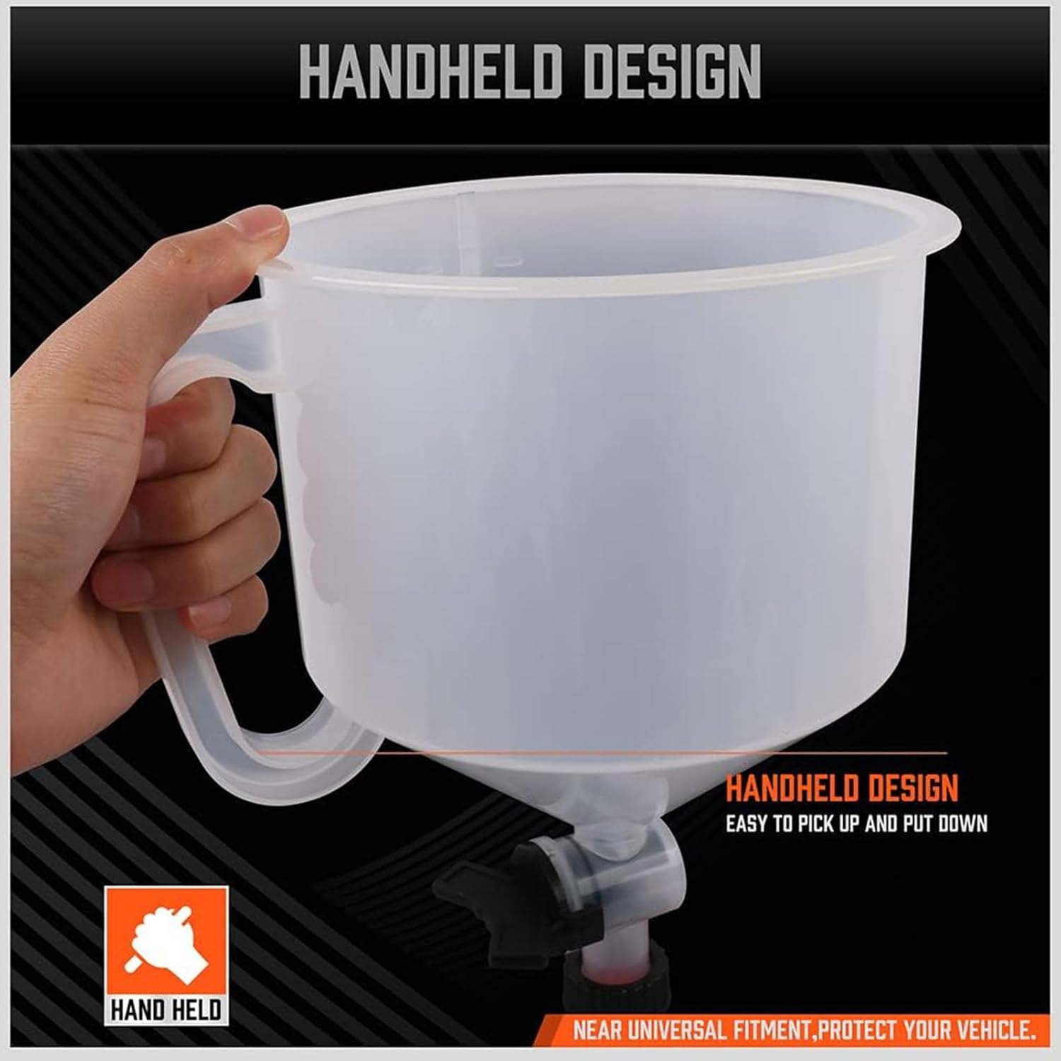 No-Spill Coolant Funnel Kit, with Valve Switch and Handle, Radiator Bleeder Funnel Kit, Car Coolant Refill Tool, Universal Fitment Applicable to Any Vehicle (15 Pcs) image number 3