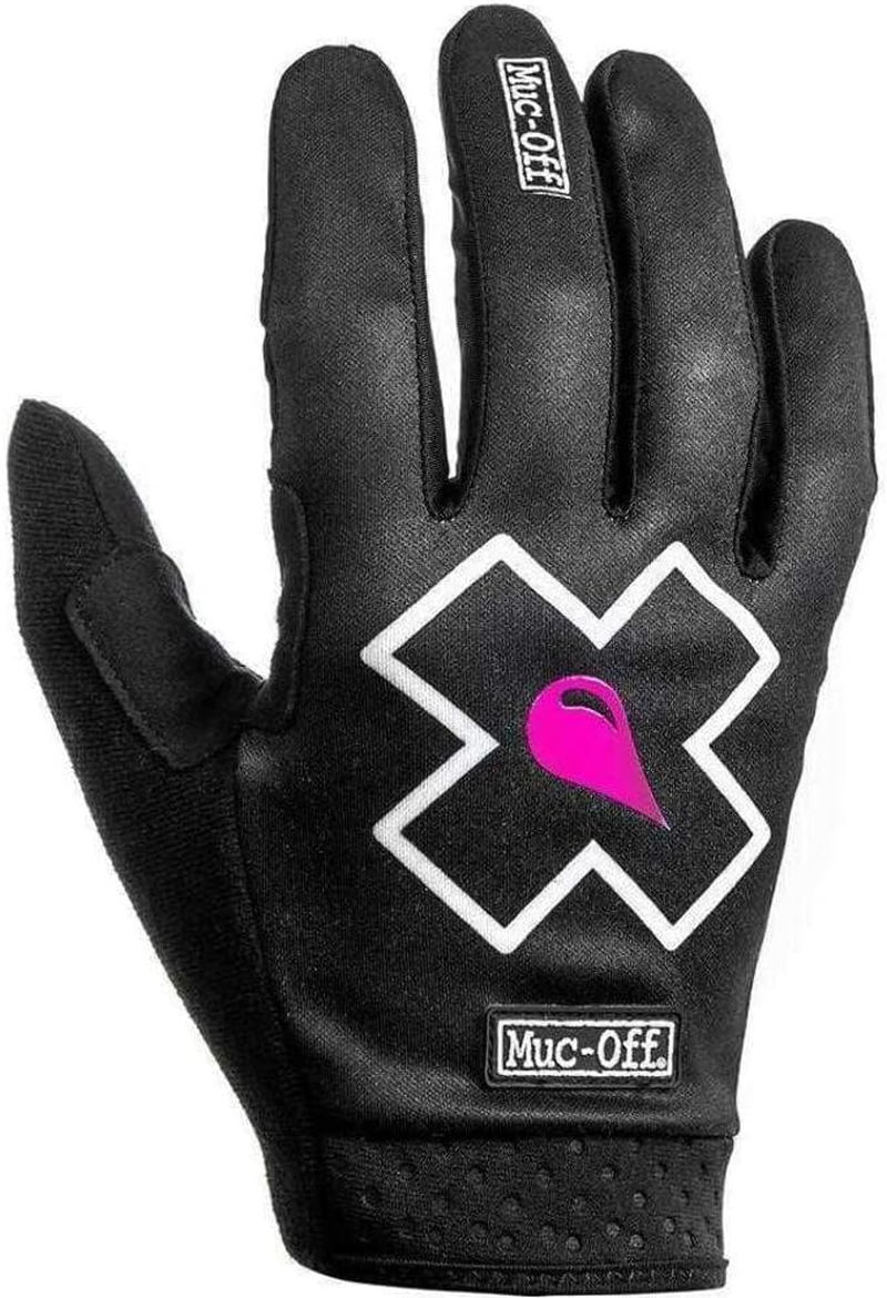 Muc-Off Black MTB Gloves, Small - Premium, Handmade Slip-On Gloves for Bike Riding - Breathable, Touch-Screen Compatible Material image number 5