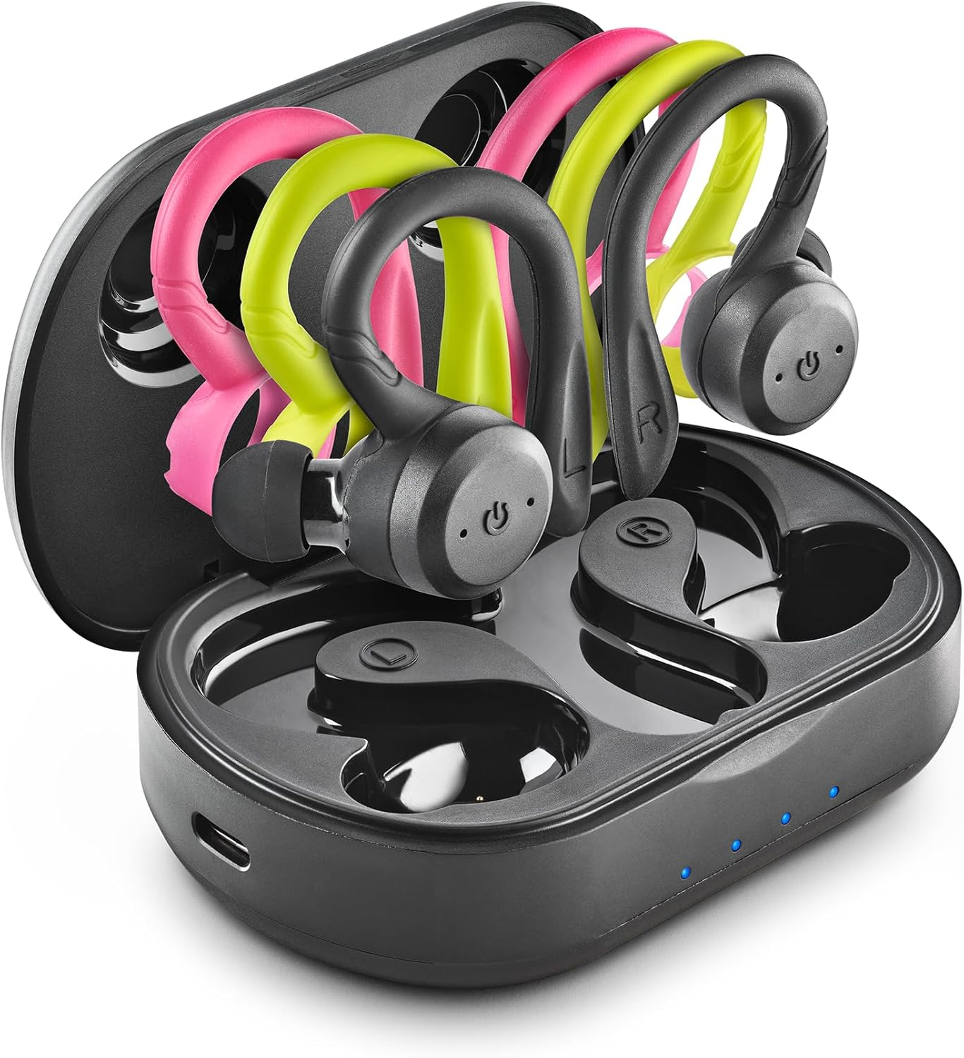 NGS ARTICA Jogger Wireless Sports Headset with TWS Technology and Bluetooth 5.3 Compatible, Waterproof, Automatic Connection, 40 Hours Battery Life, Minimalist and Ergonomic Design image number 4