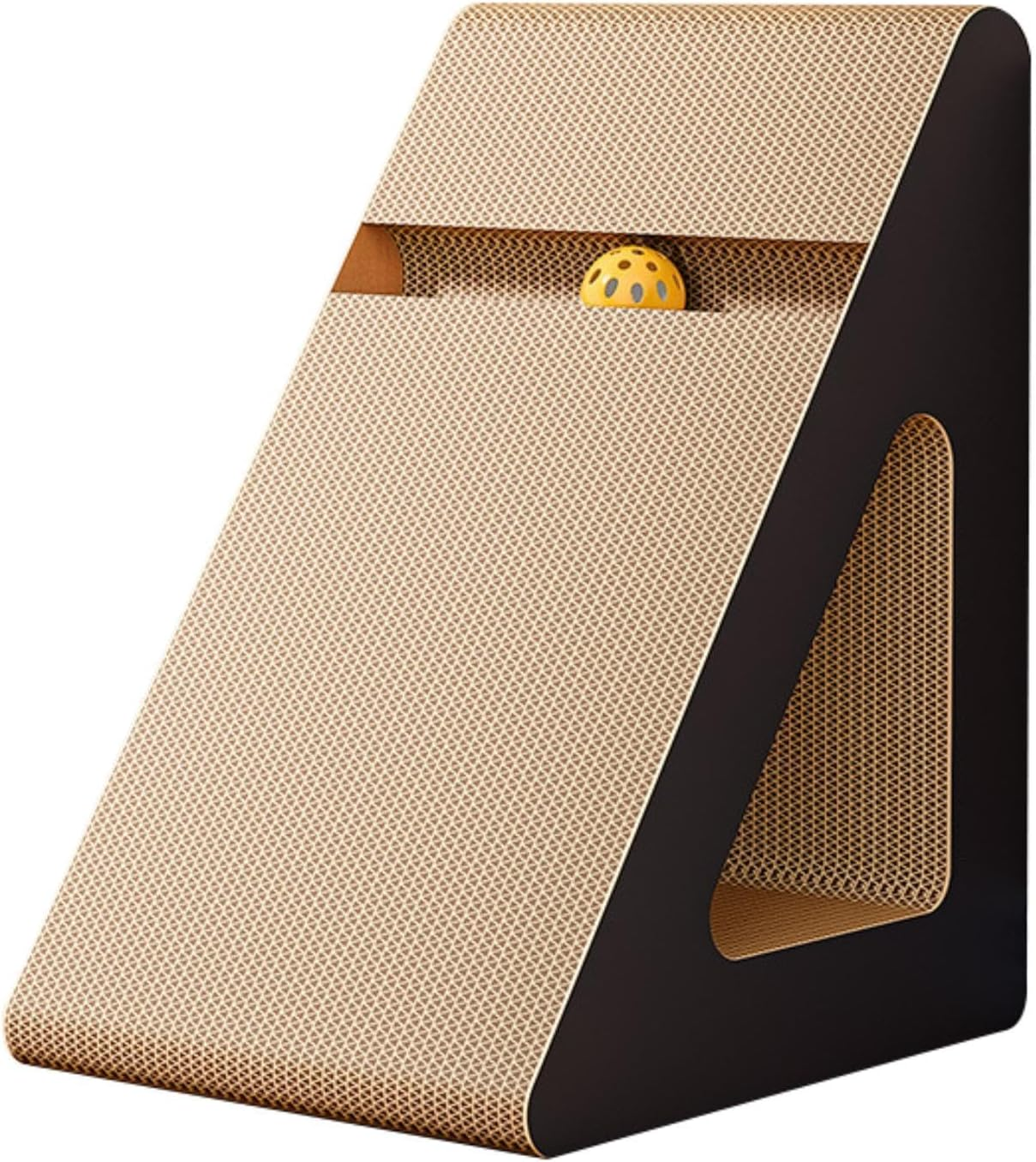 Yuksok Cat Scratcher Board Sofa Protection Training Corrugated Paper Triangle Pet Toy Grind Claws Scratching Pad Claw Scratching Toy, M image number 2