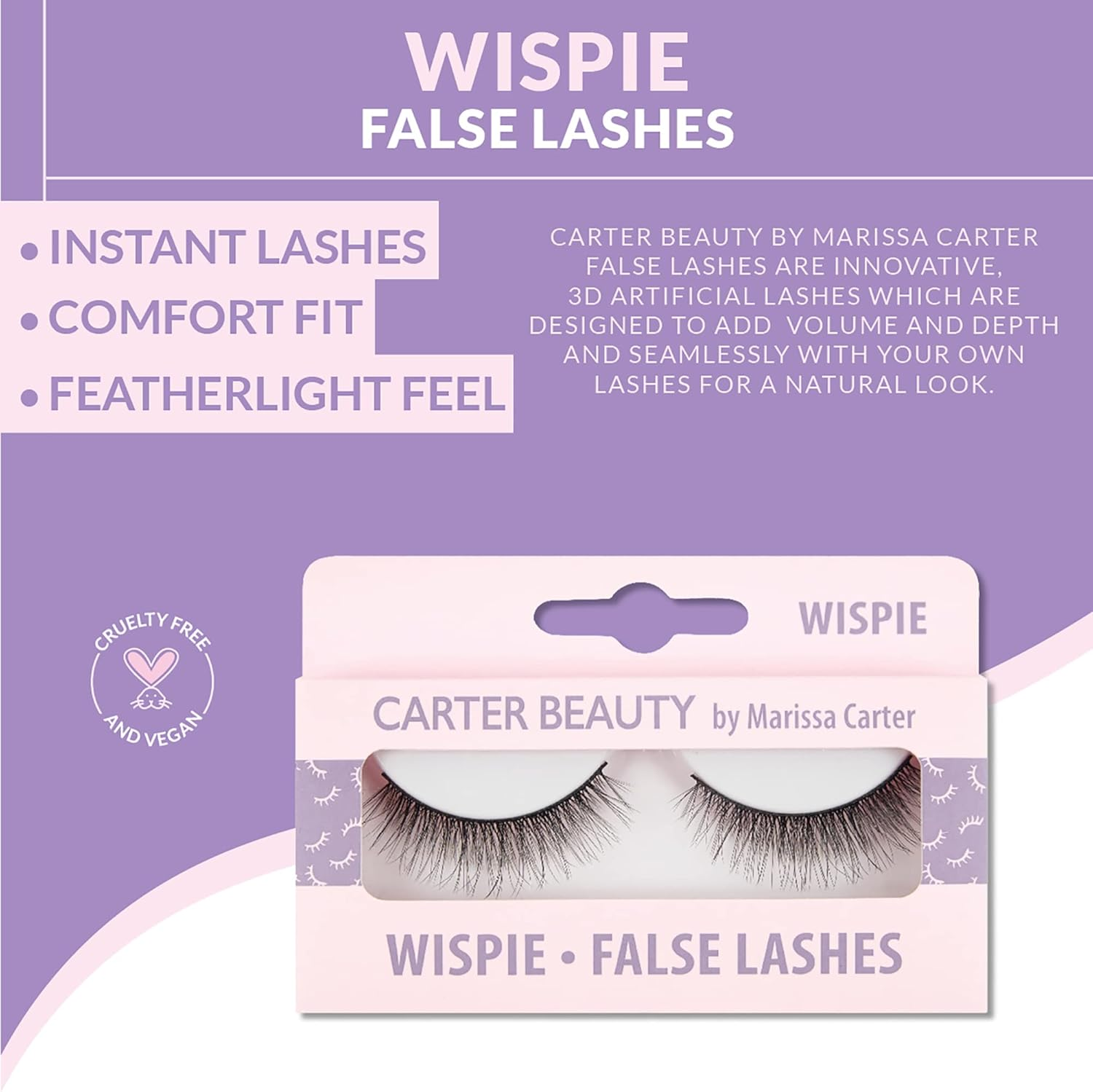 Carter Beauty Wispie False Eyelashes image number 3