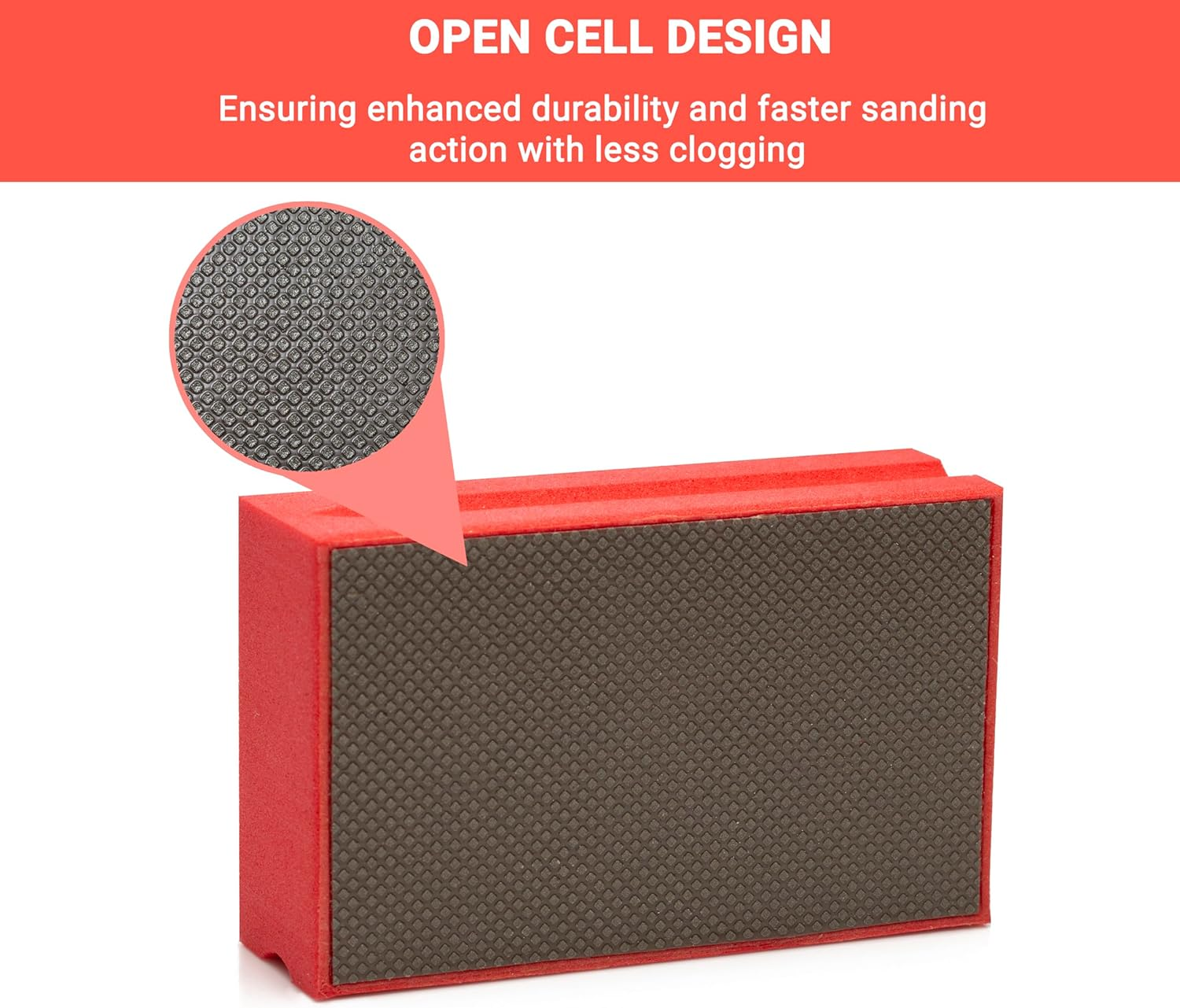 Glass Polish 15102 Diamond Hand Pad Sanding Block for Smoothing, Edging & Polishing 95 X 55Mm - Grit 200 image number 4