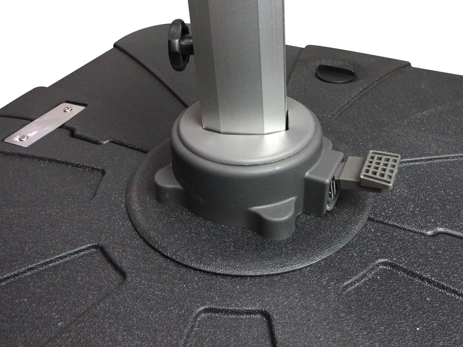 Coolaroo Hampton Rectangle Cantilever Umbrella, Black, 200 X 300 Cm Size image number 2