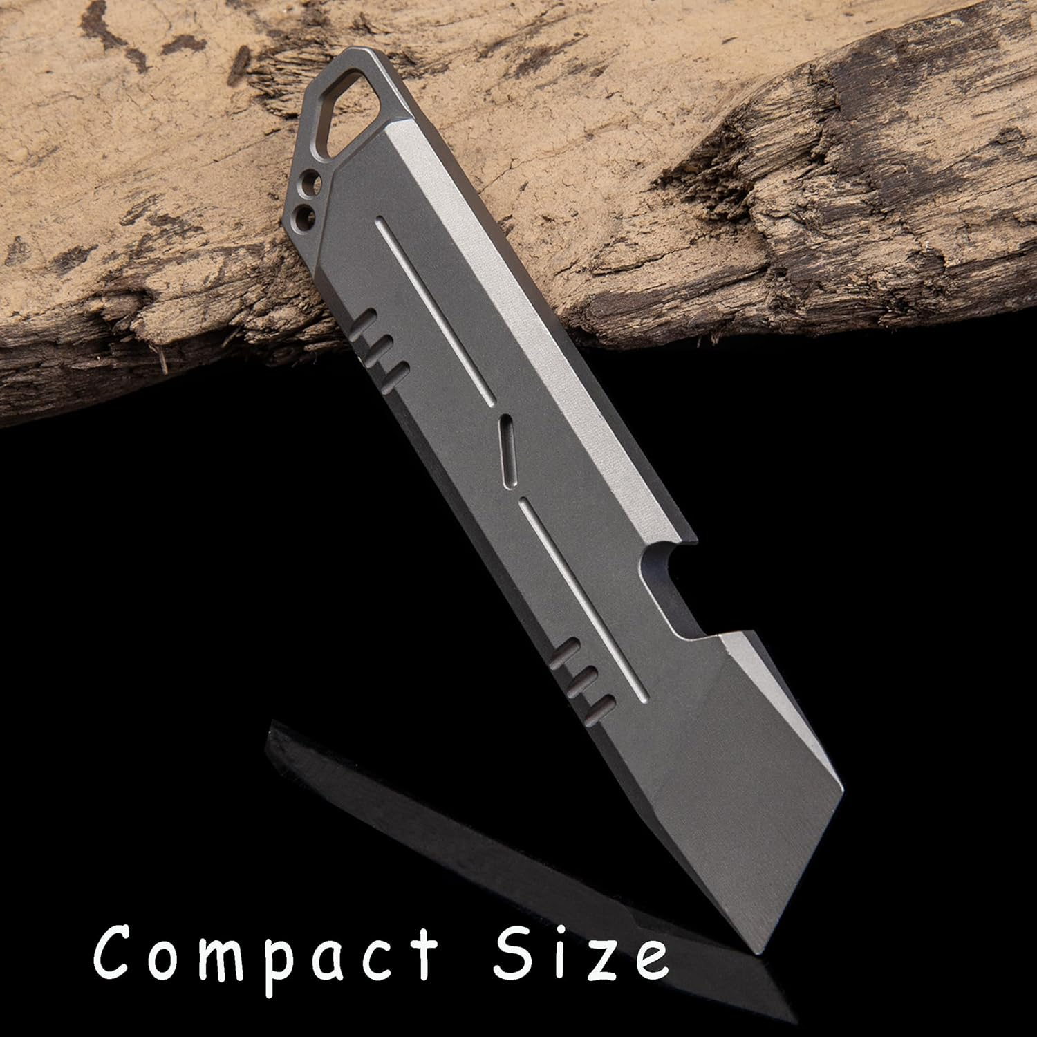 Titanium Pry Bar EDC Crowbar Multi Ti EDC Tool Multifunctional Bottle Opener Screwdriver Prybar Portable Outdoor