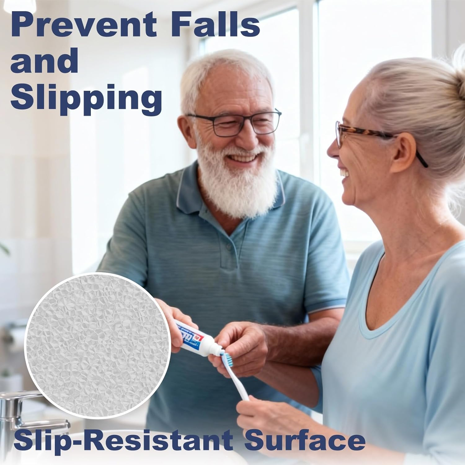 Gecork 28 PCS Shower Floor Non Slip Stickers with Strong Adhesive, Invisible & Durable anti Slip Shower Stickers with Scraper for Bath Tub, Pools and Stairs,Hexagon image number 4